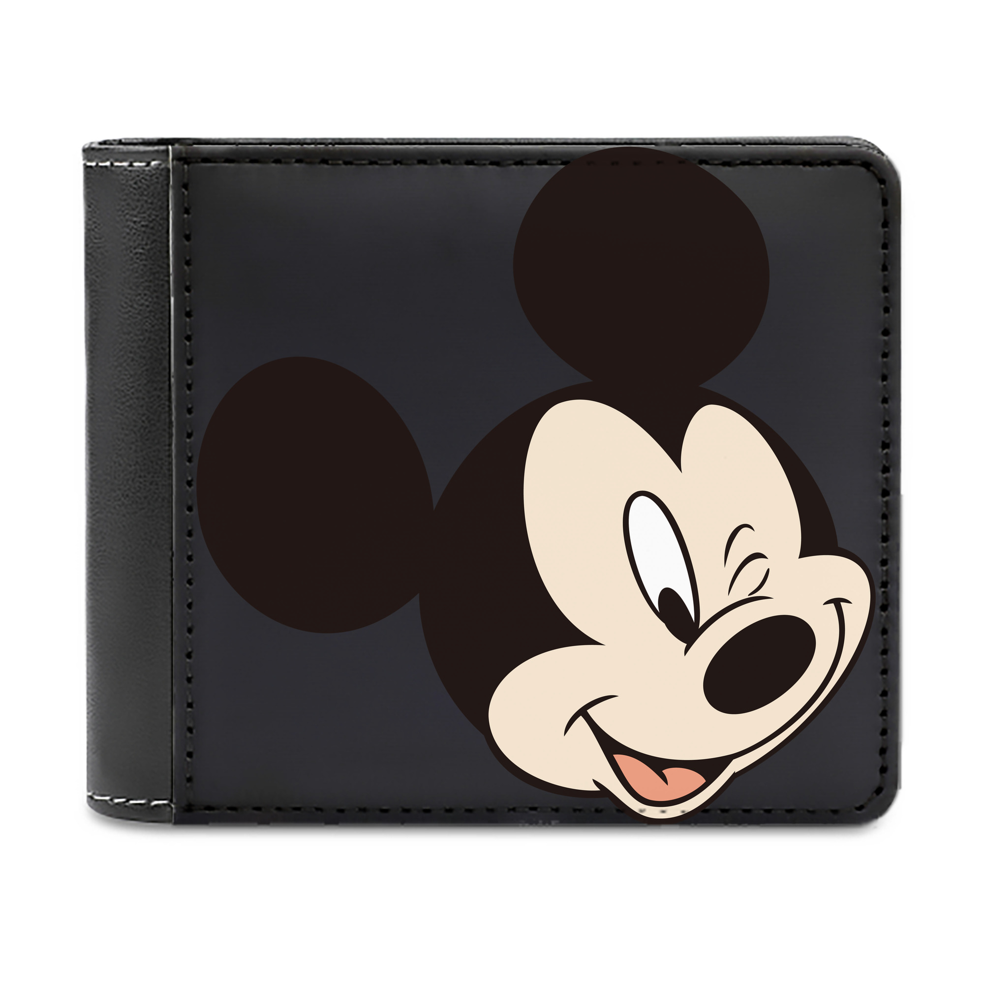 （画像用） ミッキーマウス Mickey Mouse 二つ折り革財布