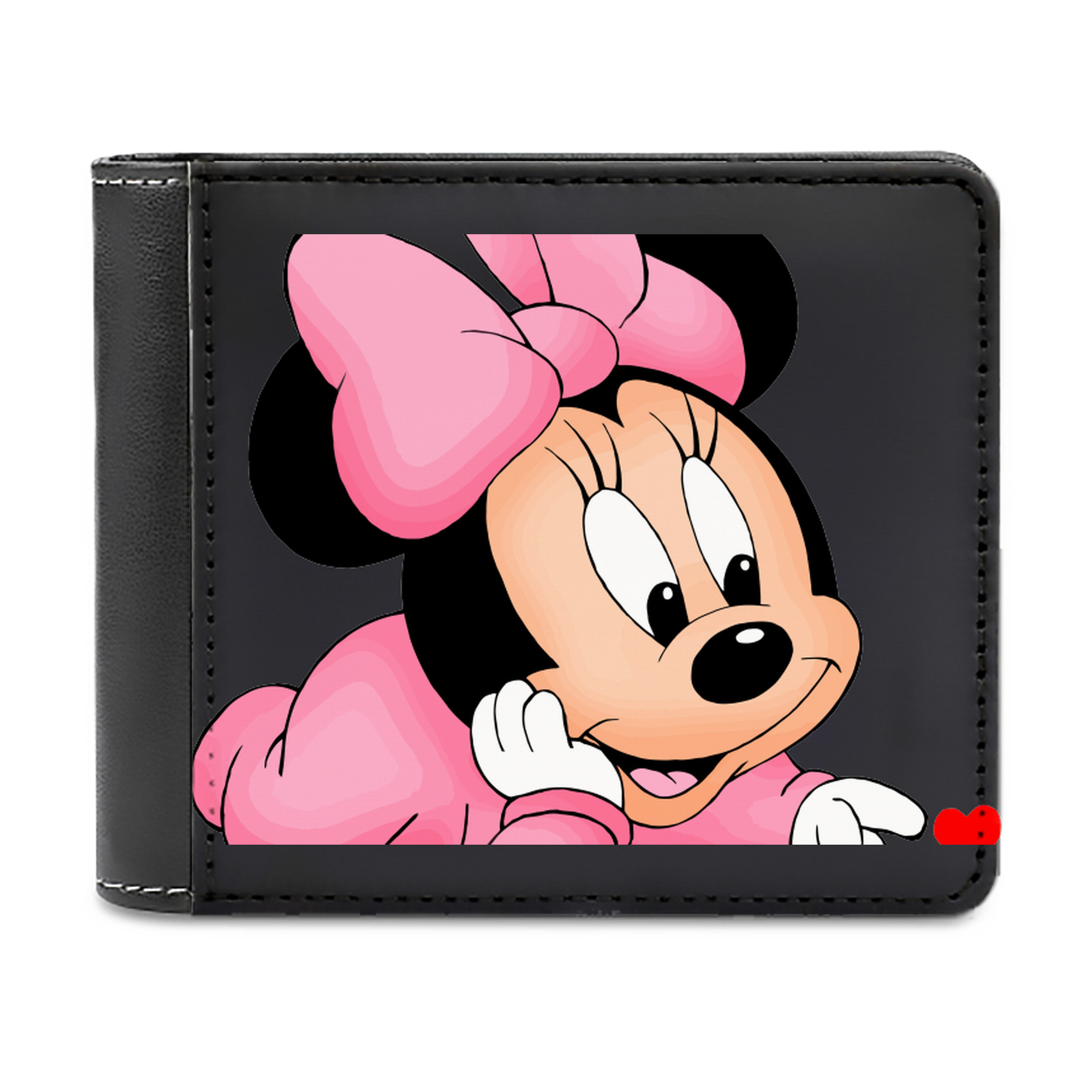 （画像用） ミッキーマウス Mickey Mouse 二つ折り革財布