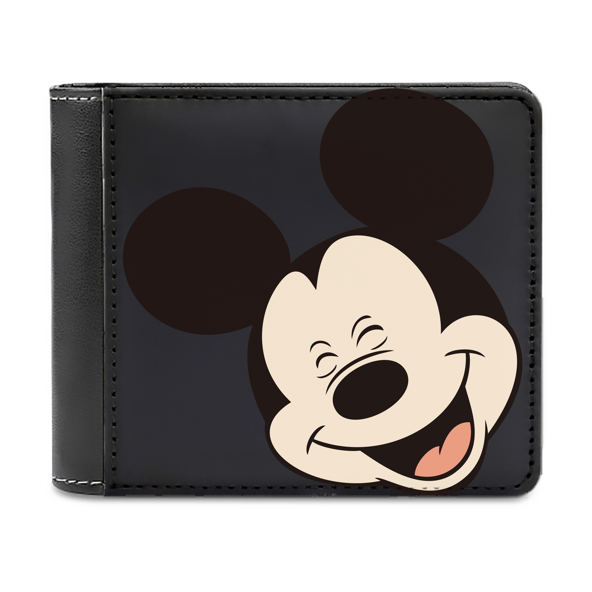 （画像用） ミッキーマウス Mickey Mouse 二つ折り革財布