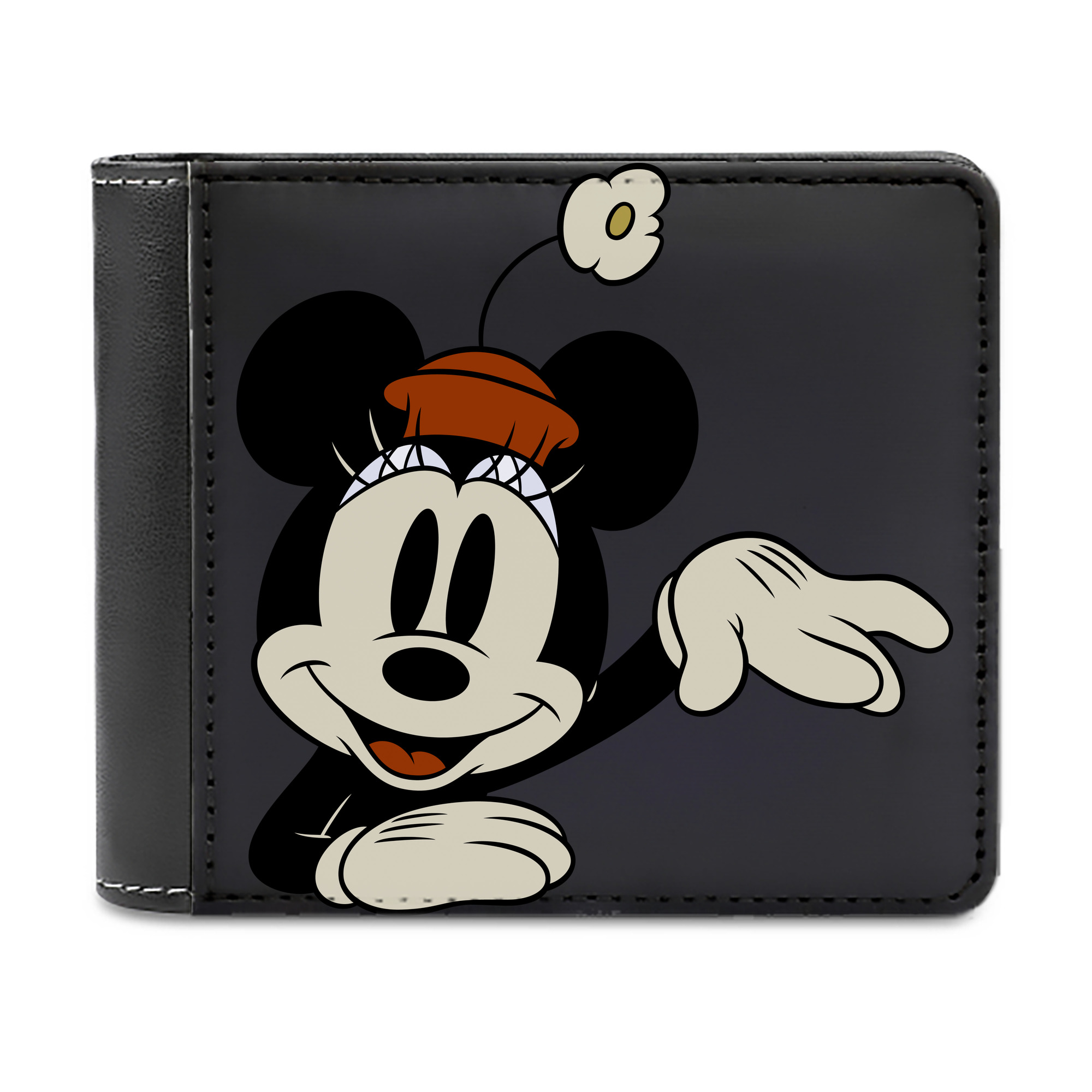 （画像用） ミッキーマウス Mickey Mouse 二つ折り革財布