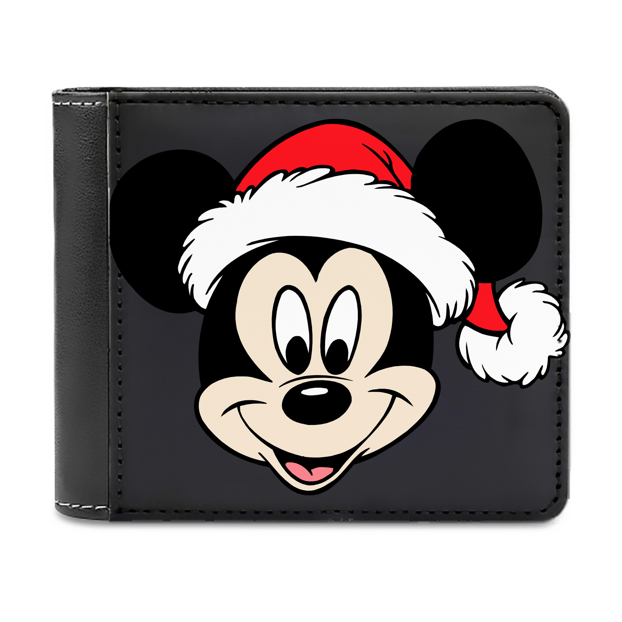 （画像用） ミッキーマウス Mickey Mouse 二つ折り革財布
