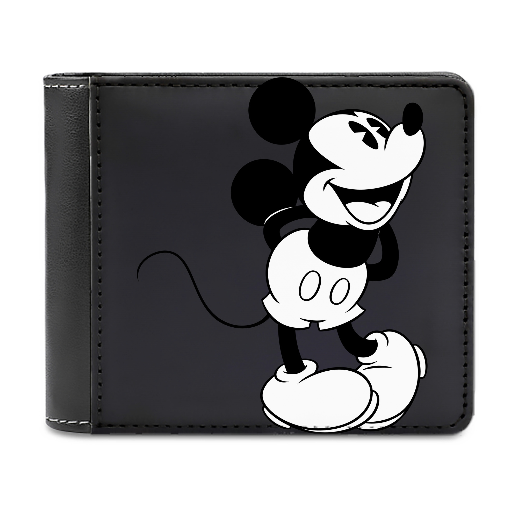 （画像用） ミッキーマウス Mickey Mouse 二つ折り革財布