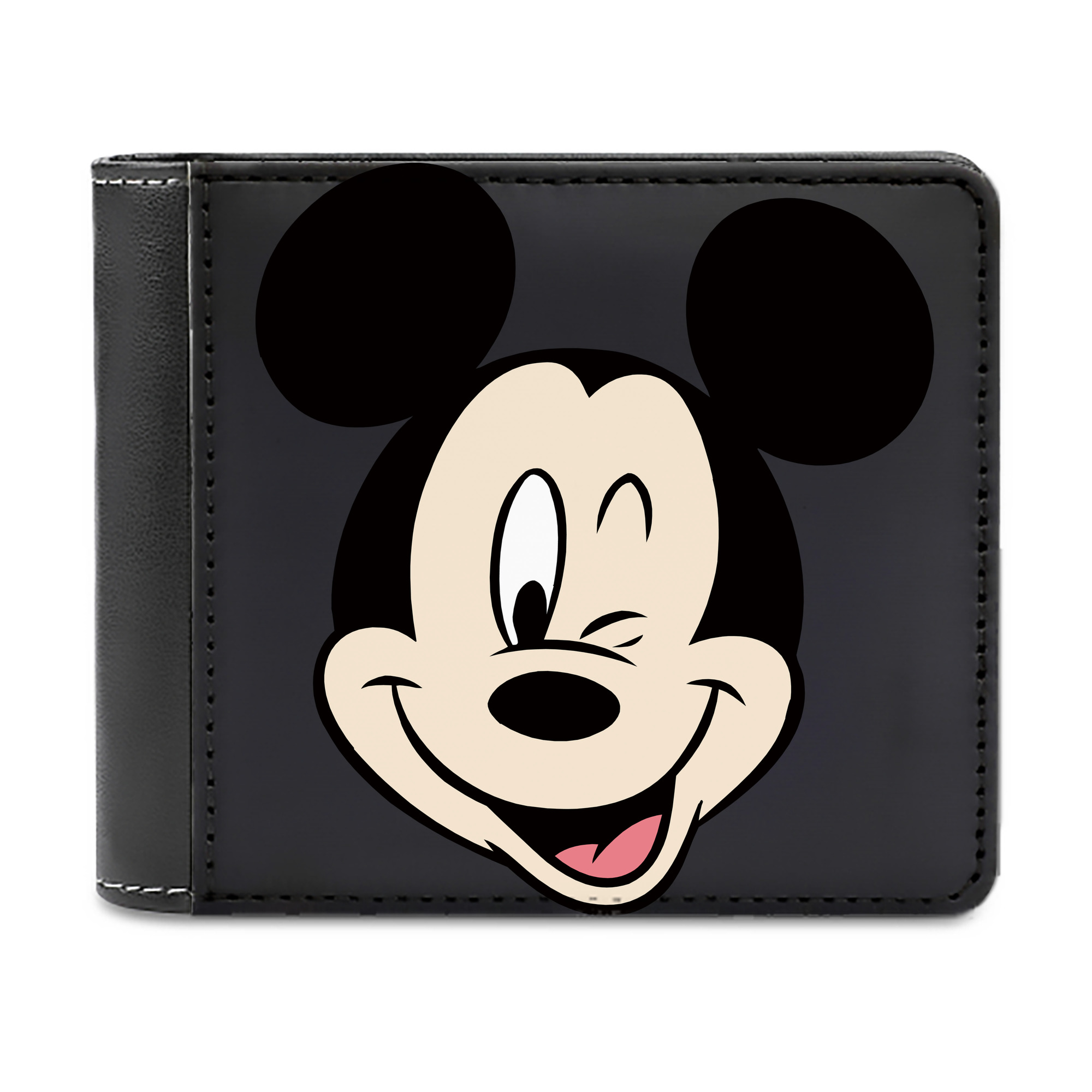 （画像用） ミッキーマウス Mickey Mouse 二つ折り革財布