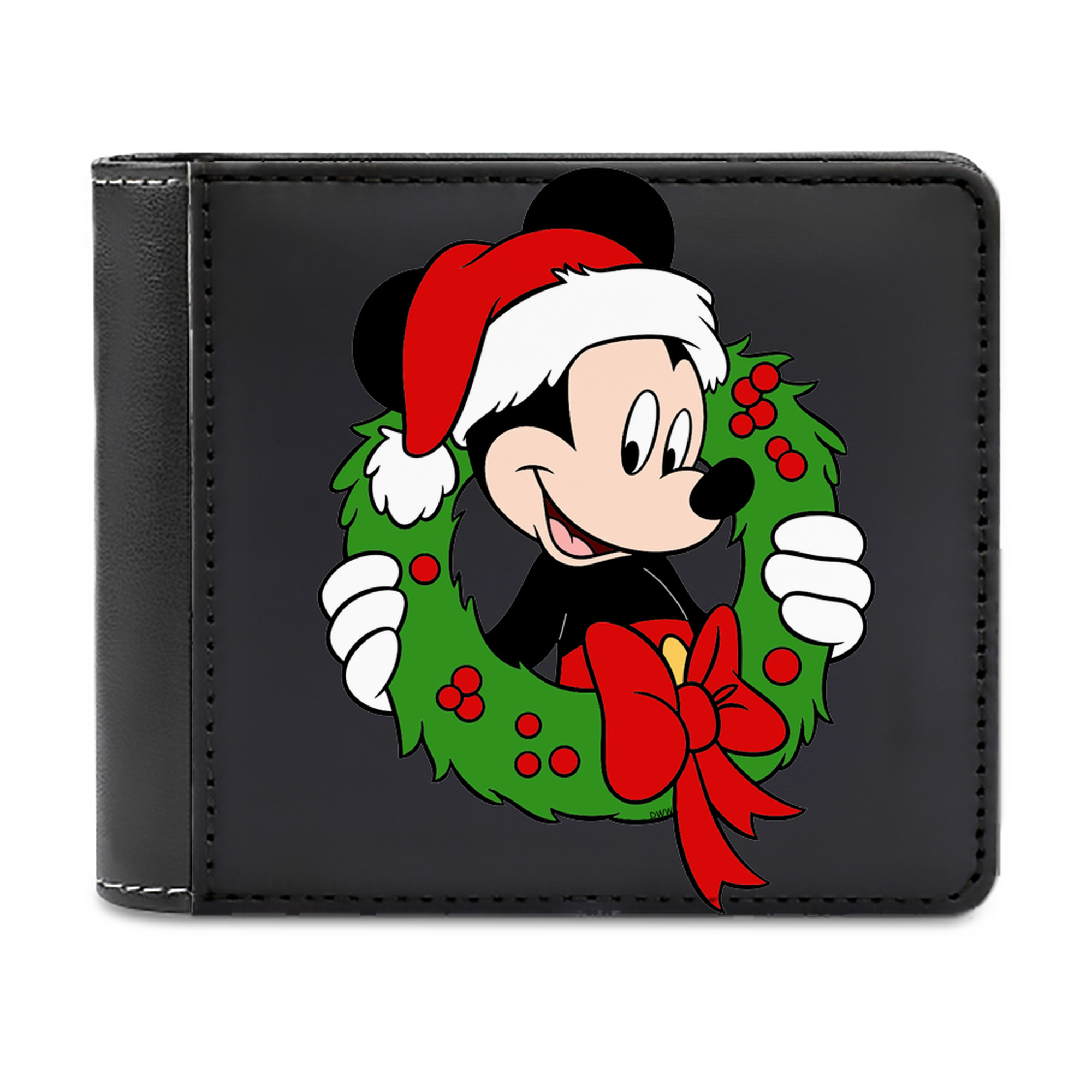 （画像用） ミッキーマウス Mickey Mouse 二つ折り革財布