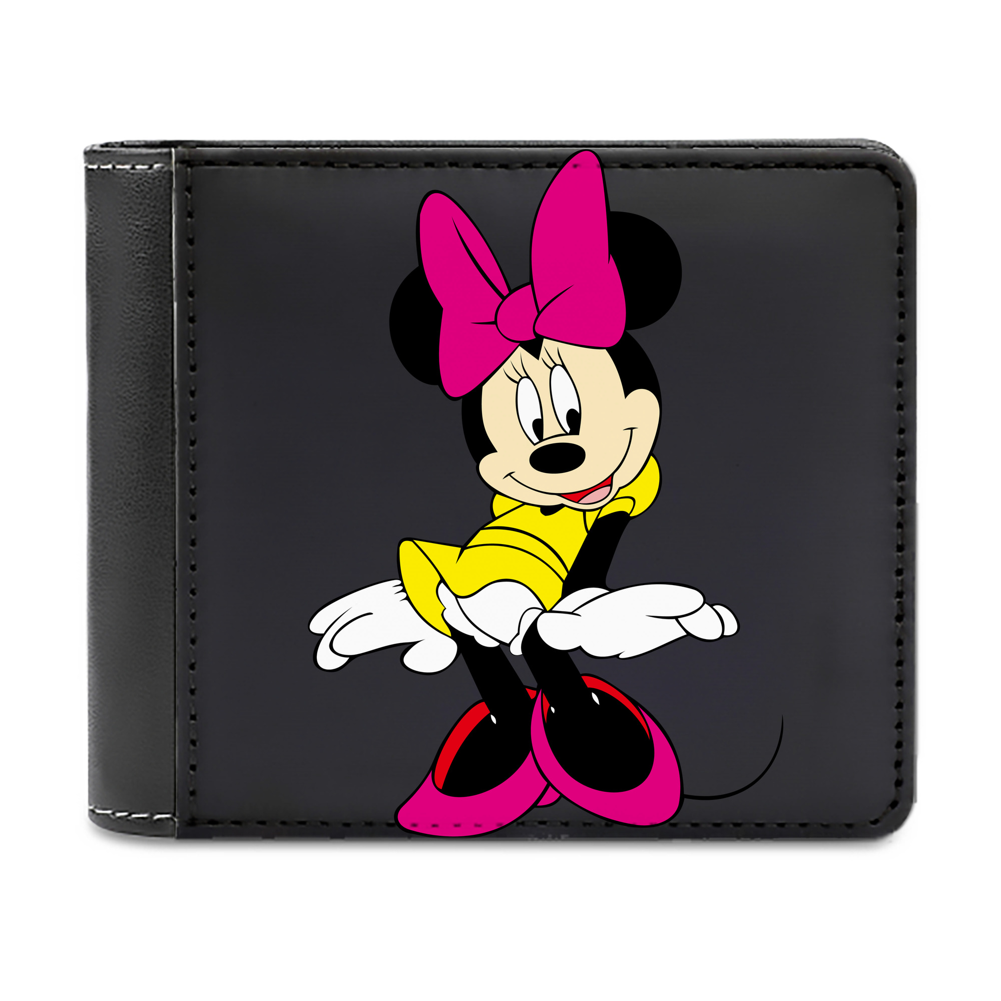 （画像用） ミッキーマウス Mickey Mouse 二つ折り革財布