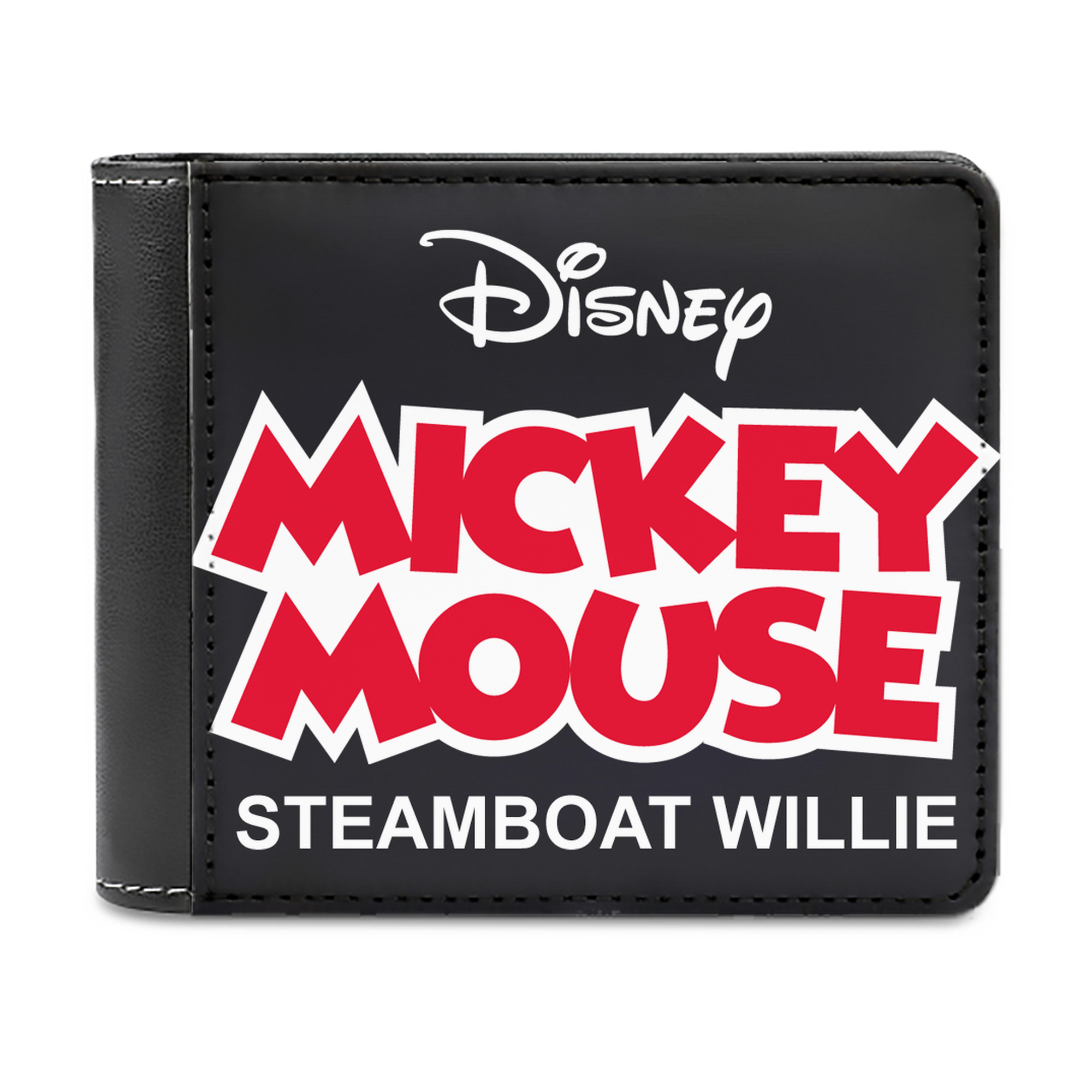 （画像用） ミッキーマウス Mickey Mouse 二つ折り革財布