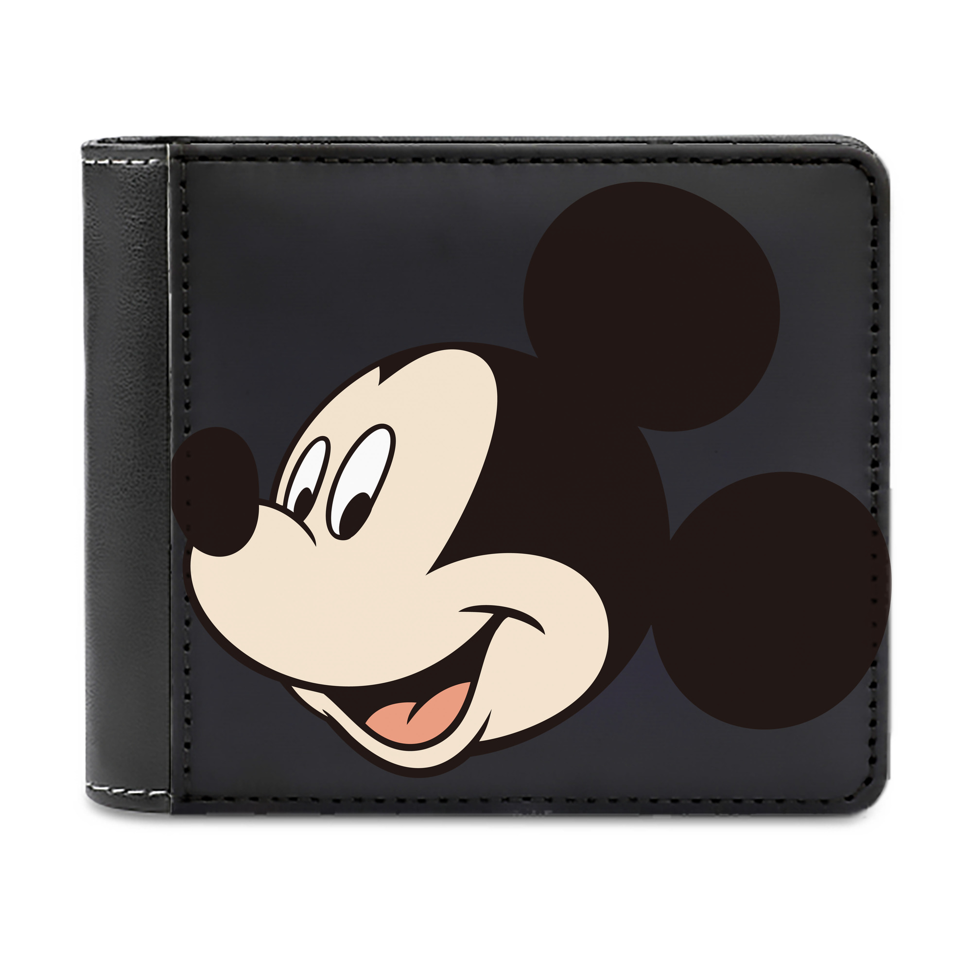 （画像用） ミッキーマウス Mickey Mouse 二つ折り革財布