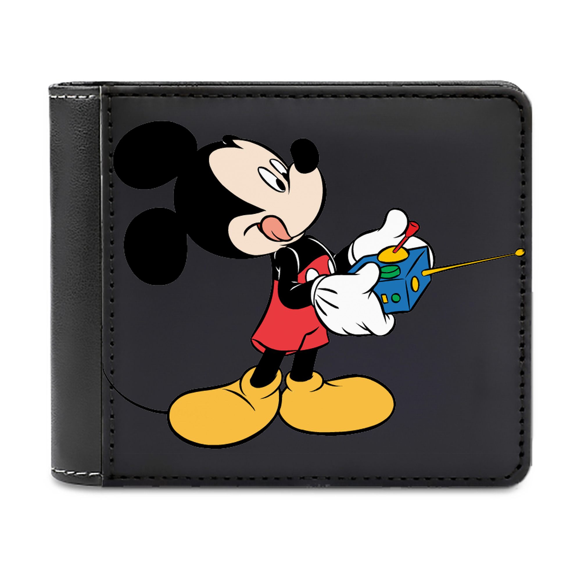 （画像用） ミッキーマウス Mickey Mouse 二つ折り革財布