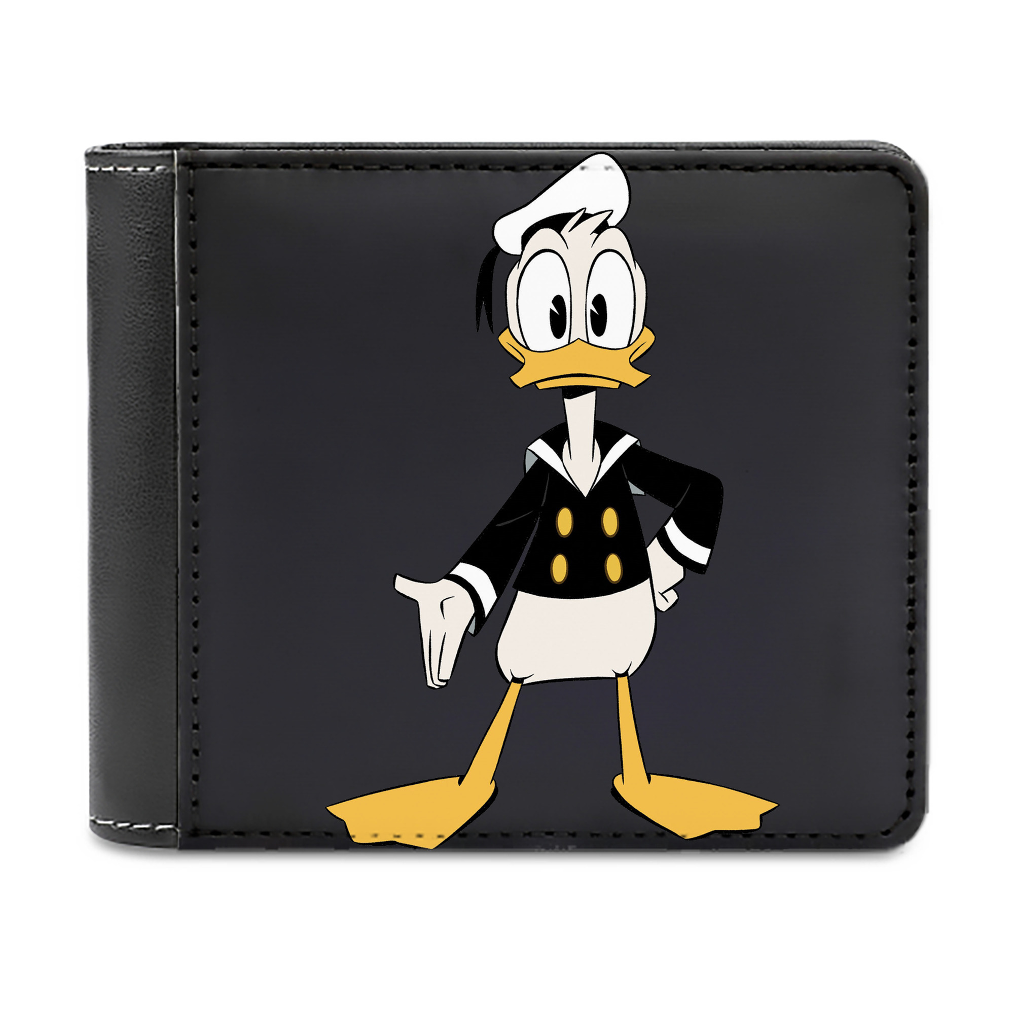 （画像用） ミッキーマウス Mickey Mouse 二つ折り革財布