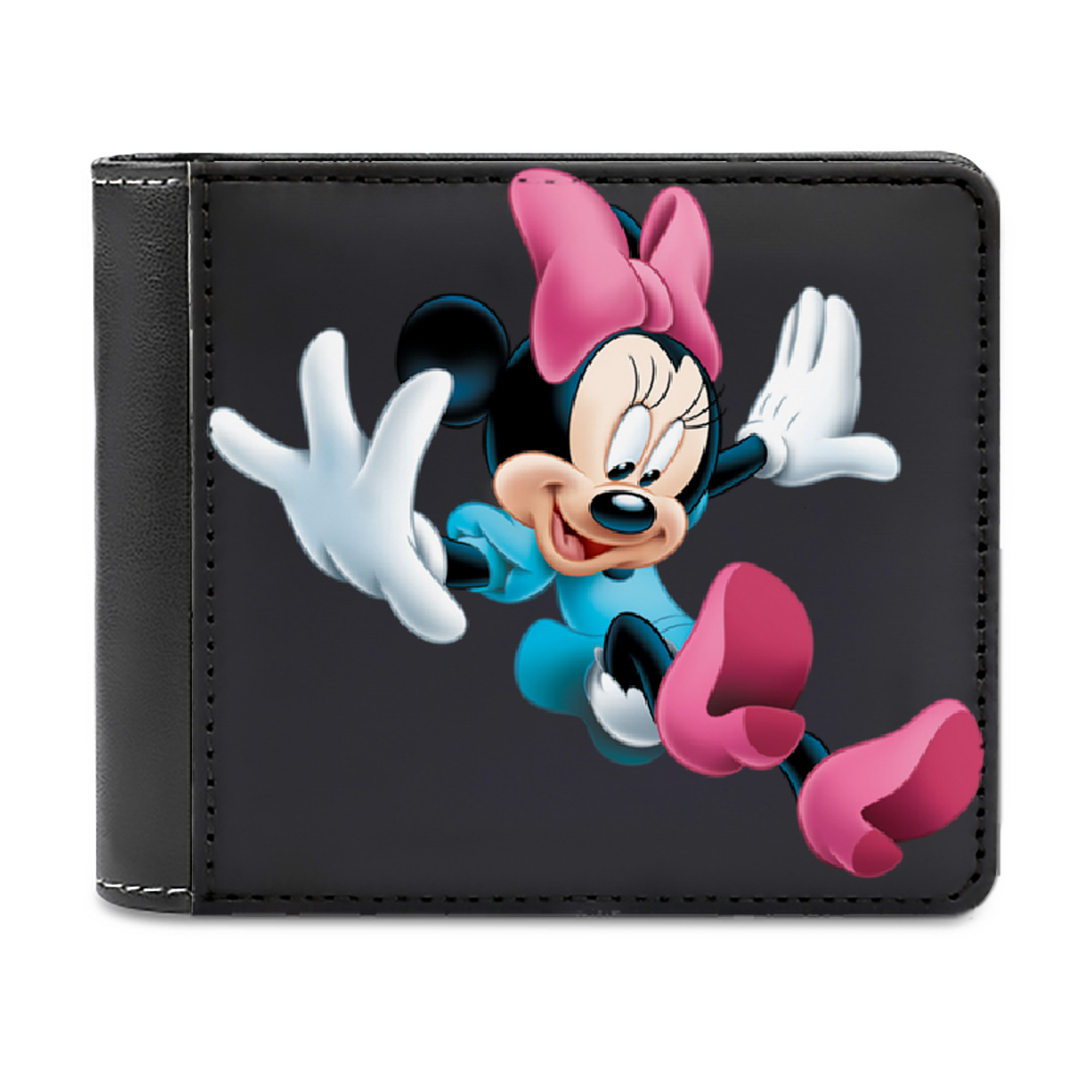 （画像用） ミッキーマウス Mickey Mouse 二つ折り革財布