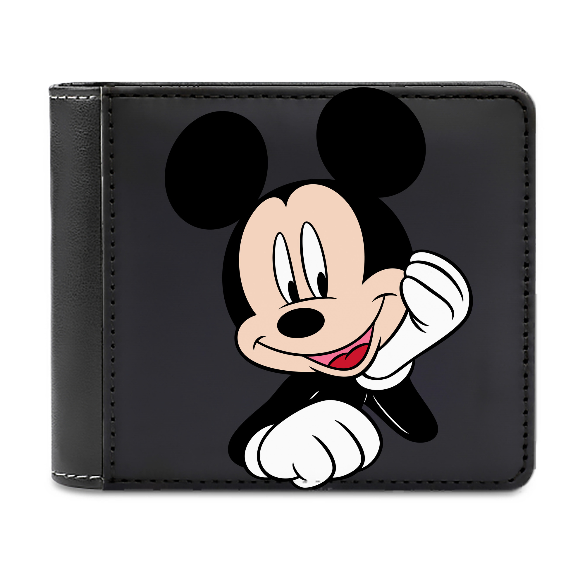 （画像用） ミッキーマウス Mickey Mouse 二つ折り革財布