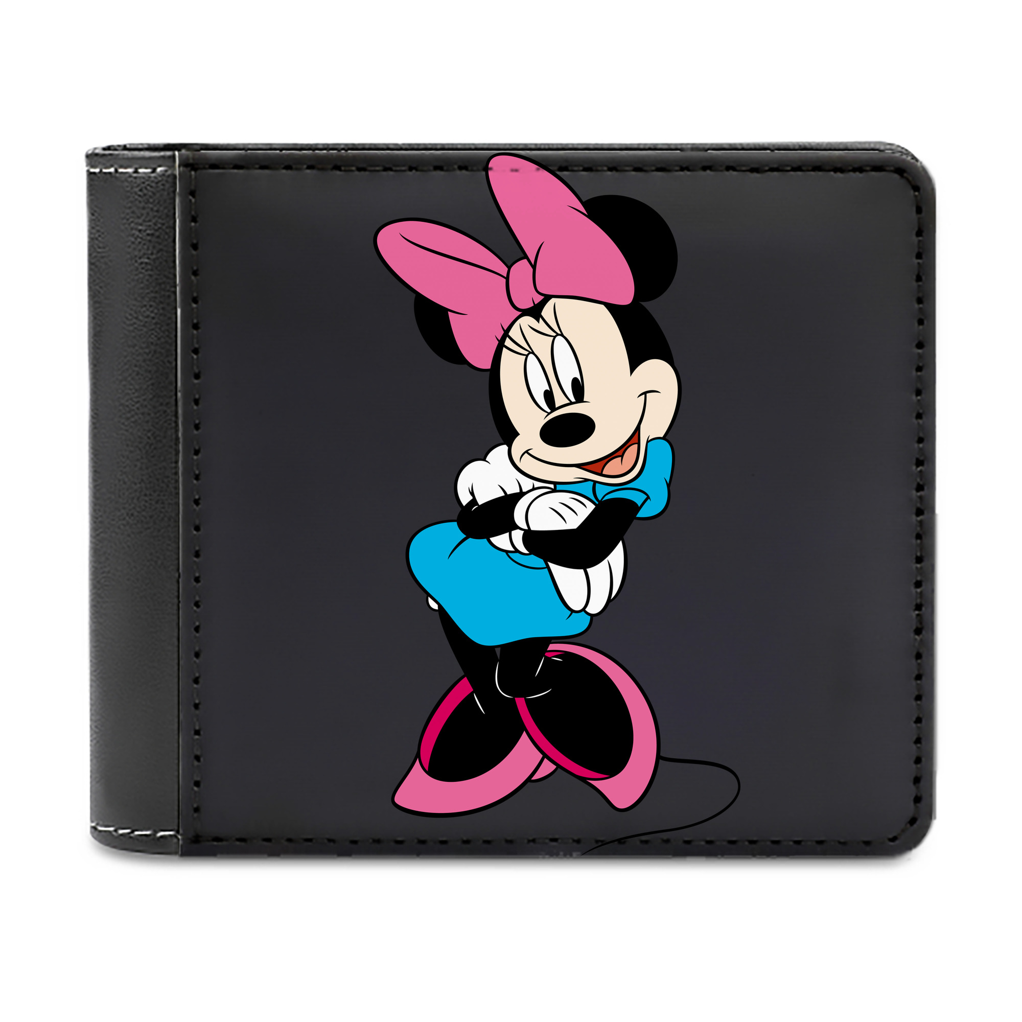 （画像用） ミッキーマウス Mickey Mouse 二つ折り革財布