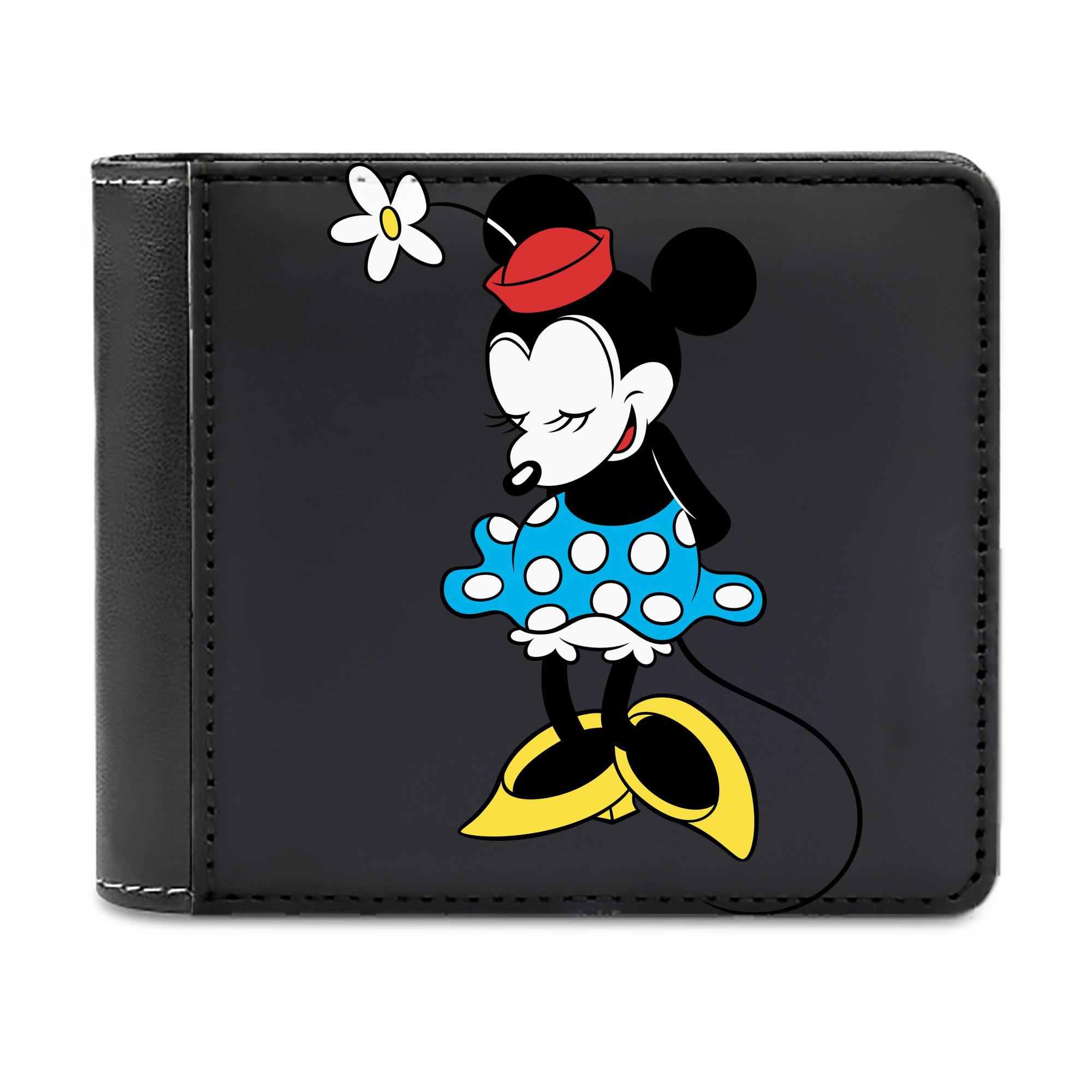 （画像用） ミッキーマウス Mickey Mouse 二つ折り革財布
