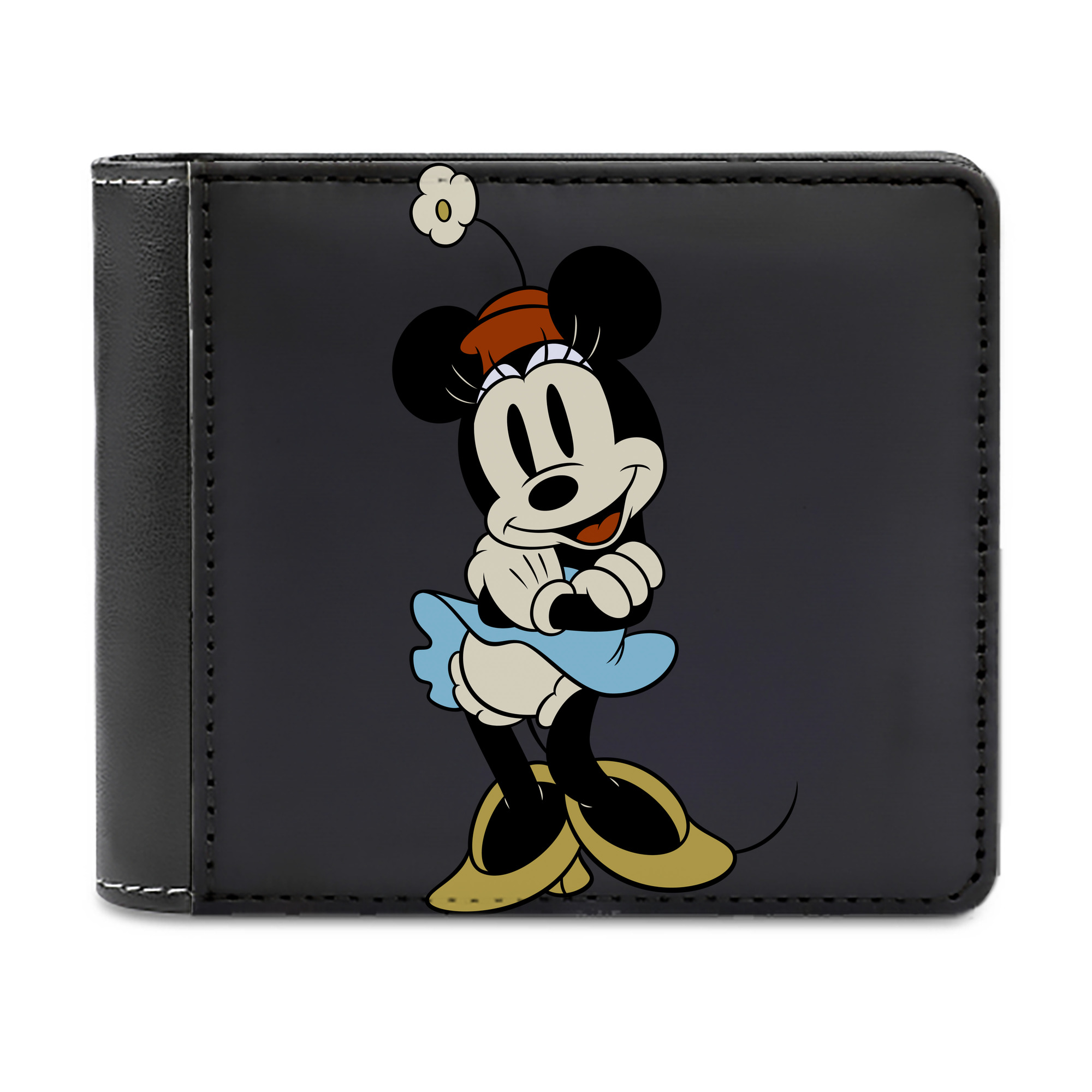 （画像用） ミッキーマウス Mickey Mouse 二つ折り革財布