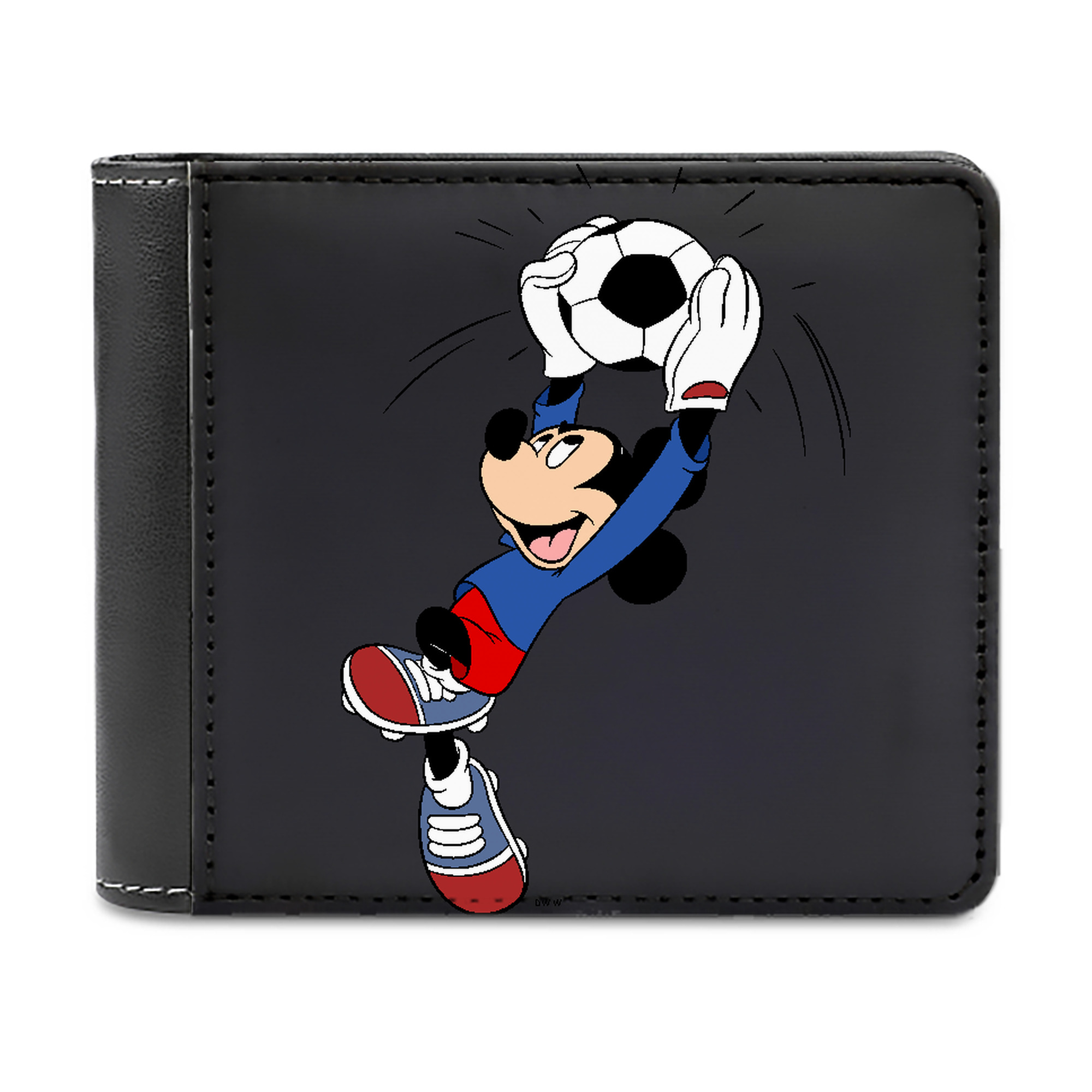 （画像用） ミッキーマウス Mickey Mouse 二つ折り革財布