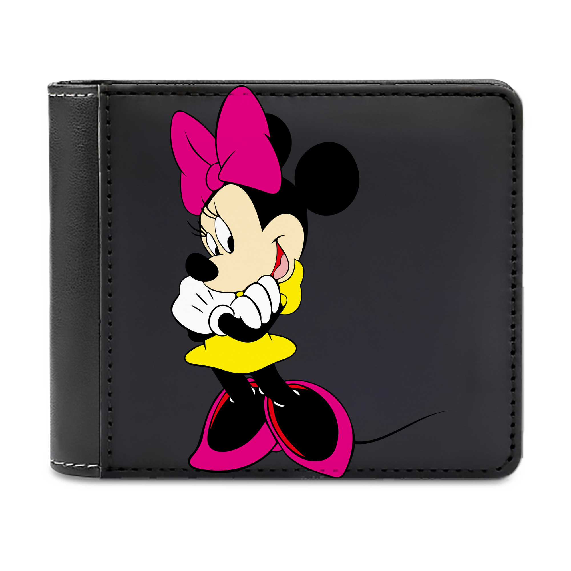 （画像用） ミッキーマウス Mickey Mouse 二つ折り革財布