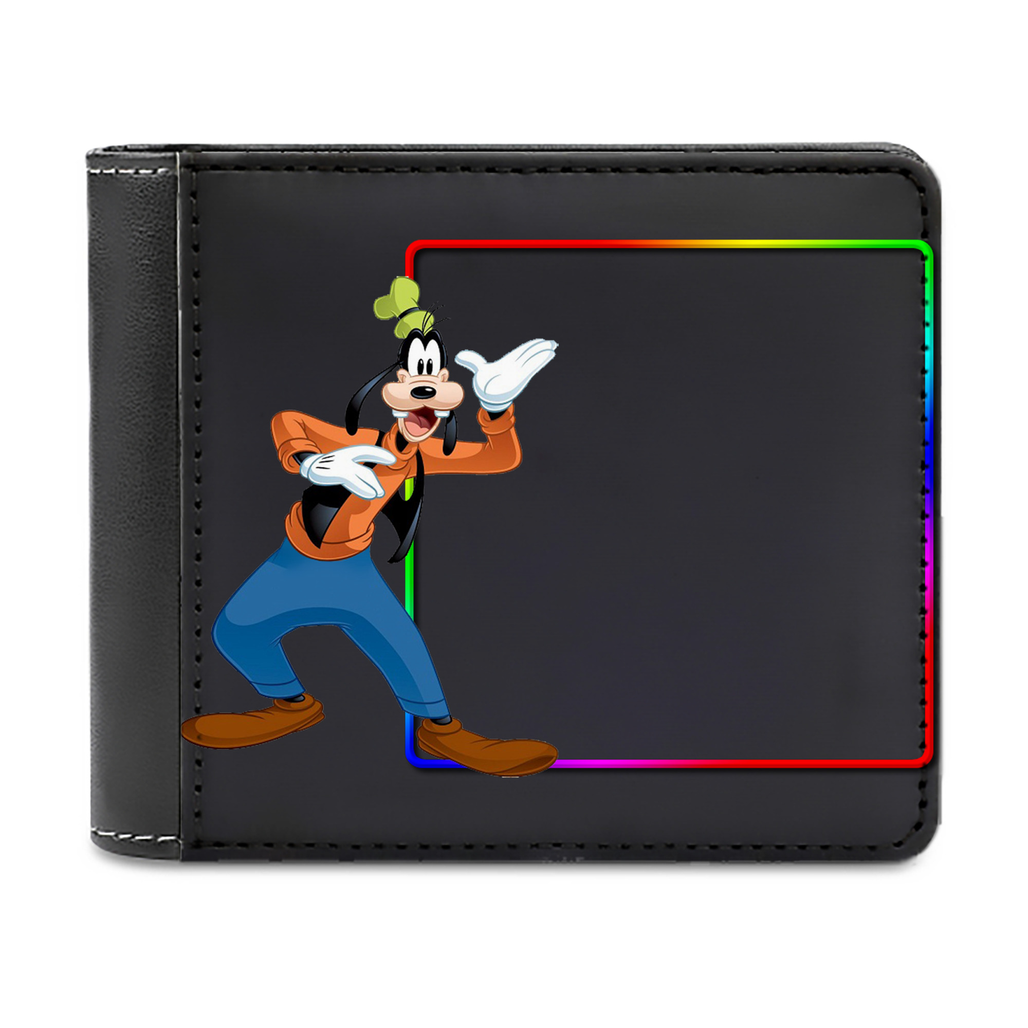 （画像用） ミッキーマウス Mickey Mouse 二つ折り革財布