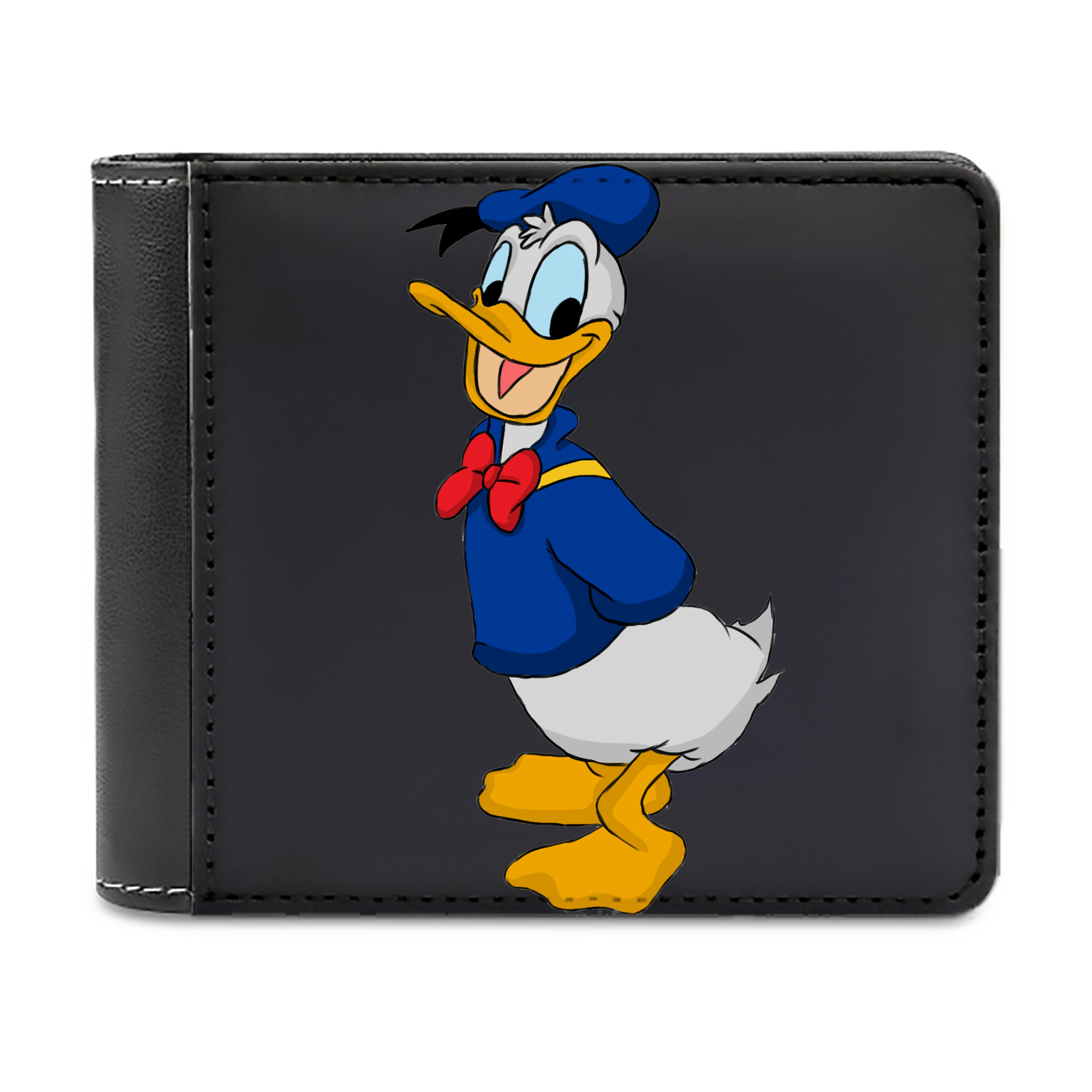 （画像用） ミッキーマウス Mickey Mouse 二つ折り革財布
