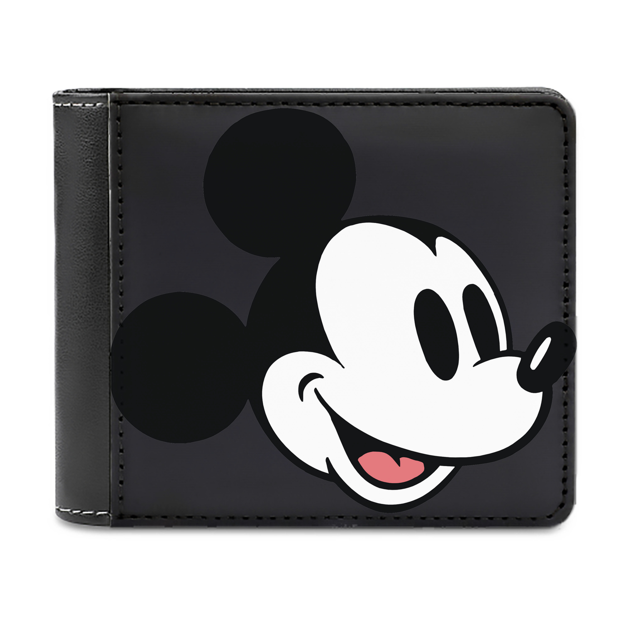 （画像用） ミッキーマウス Mickey Mouse 二つ折り革財布