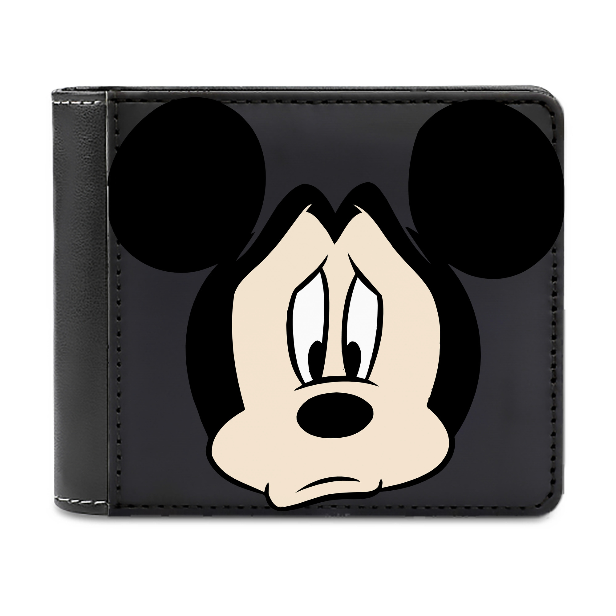 （画像用） ミッキーマウス Mickey Mouse 二つ折り革財布