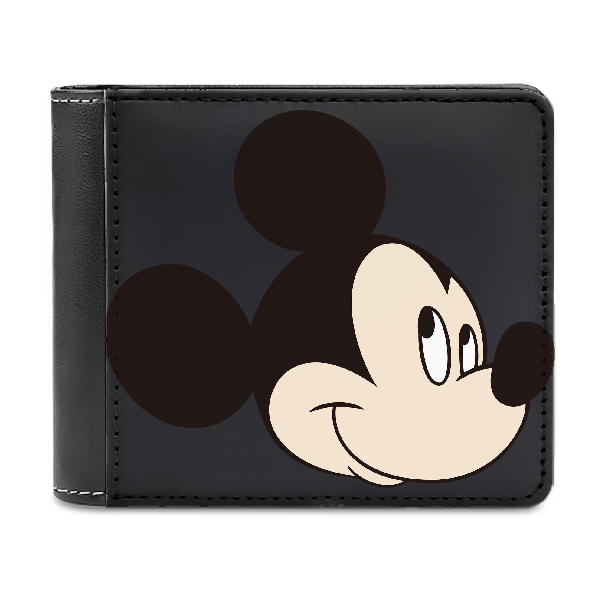 （画像用） ミッキーマウス Mickey Mouse 二つ折り革財布