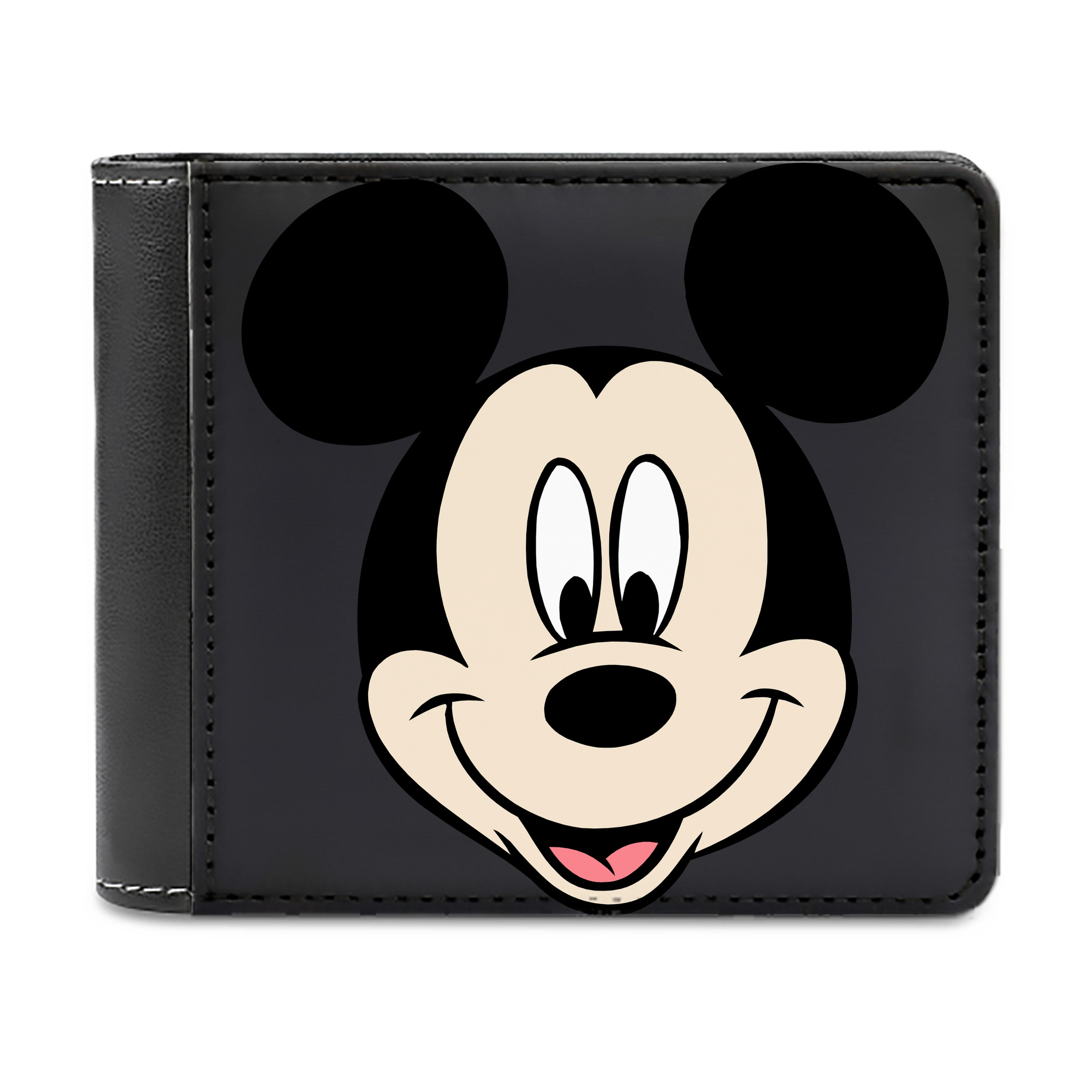 （画像用） ミッキーマウス Mickey Mouse 二つ折り革財布
