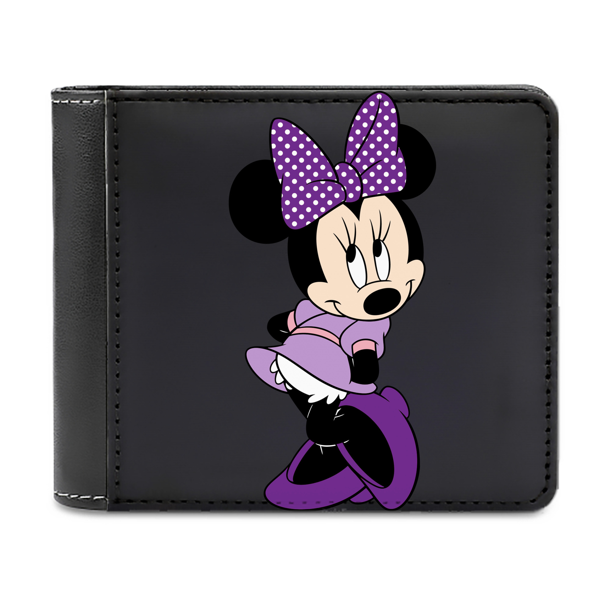 （画像用） ミッキーマウス Mickey Mouse 二つ折り革財布