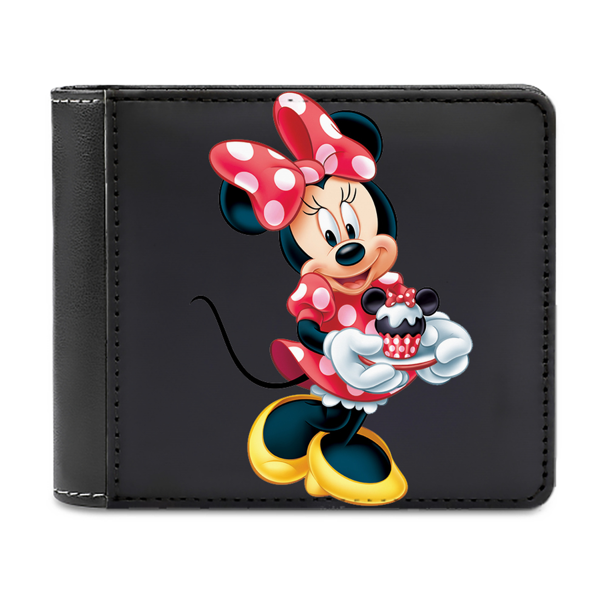 （画像用） ミッキーマウス Mickey Mouse 二つ折り革財布
