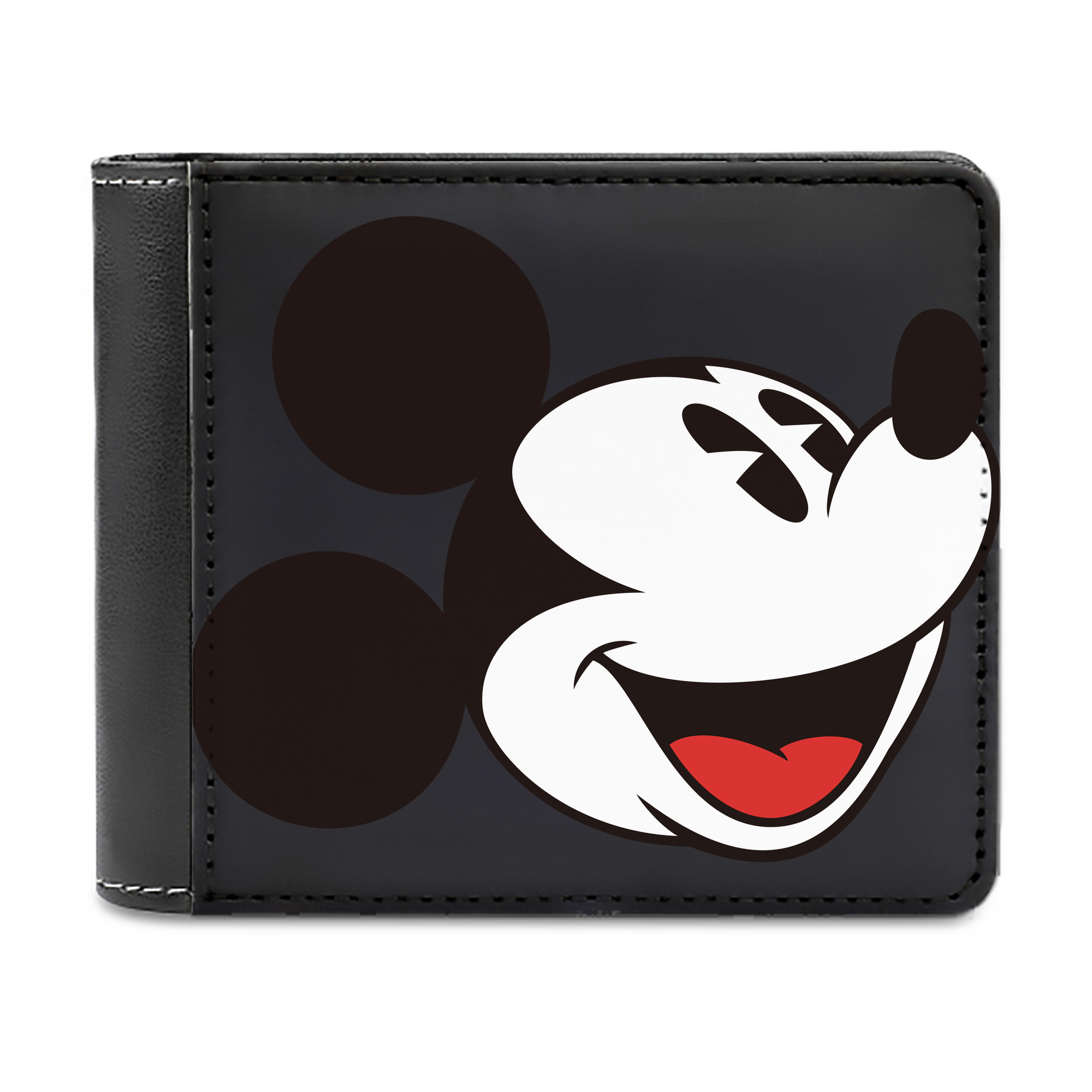 （画像用） ミッキーマウス Mickey Mouse 二つ折り革財布