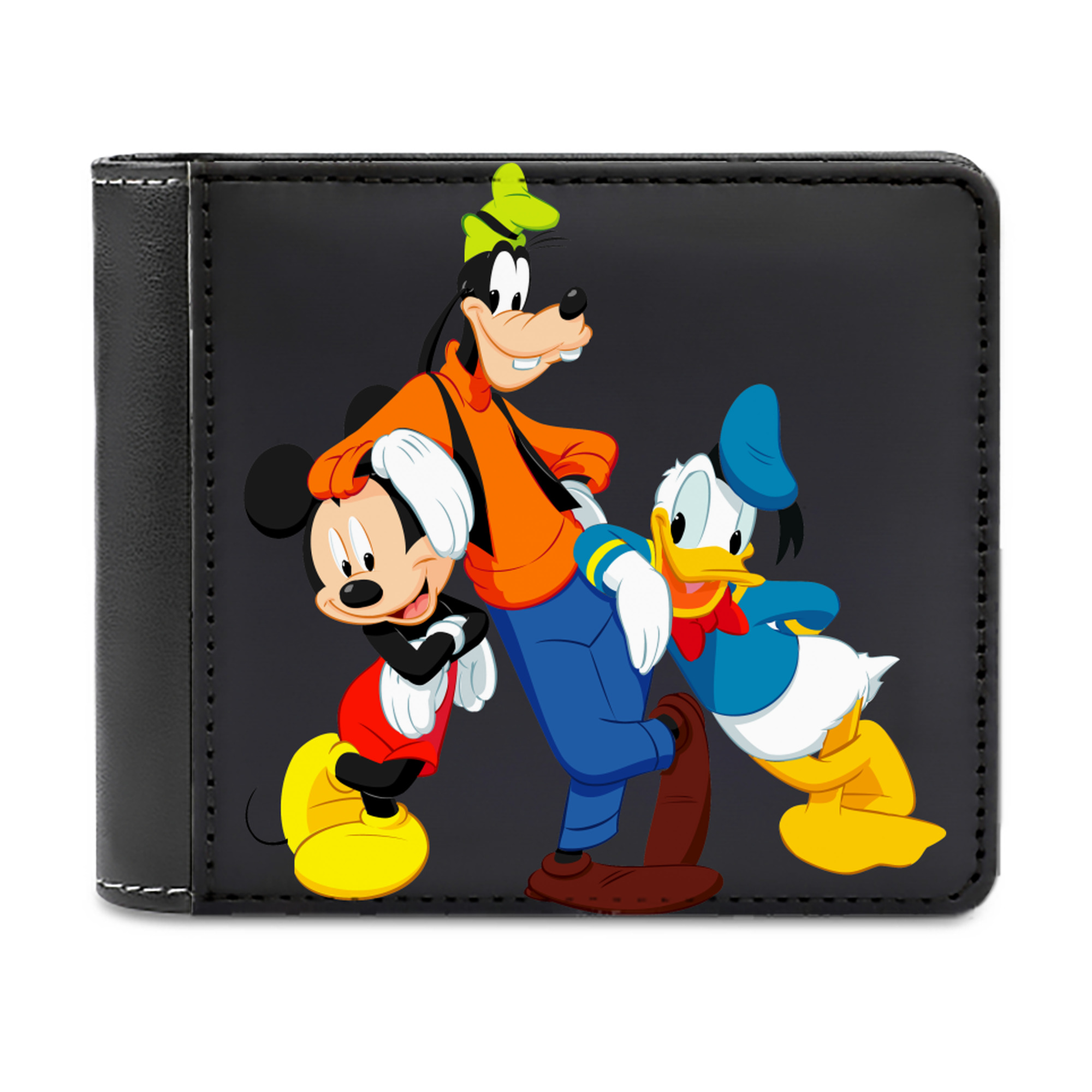 （画像用） ミッキーマウス Mickey Mouse 二つ折り革財布