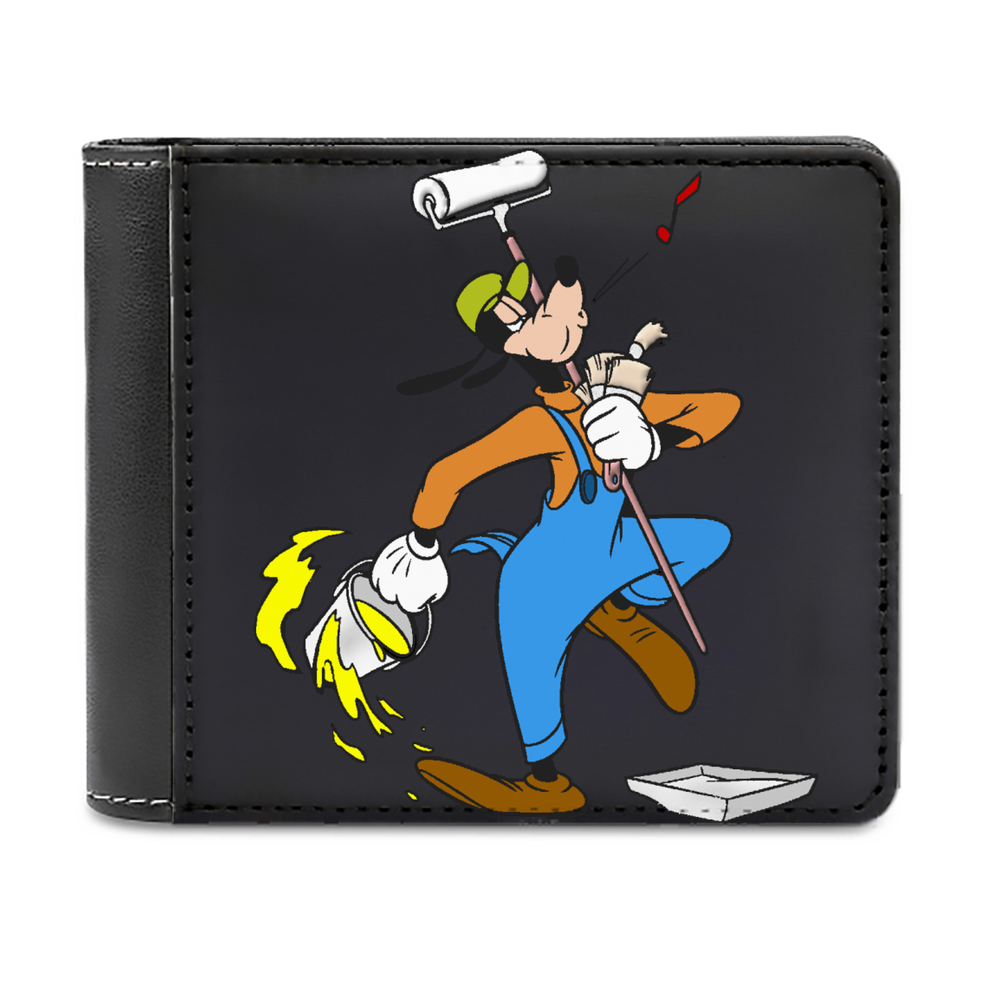 （画像用） ミッキーマウス Mickey Mouse 二つ折り革財布