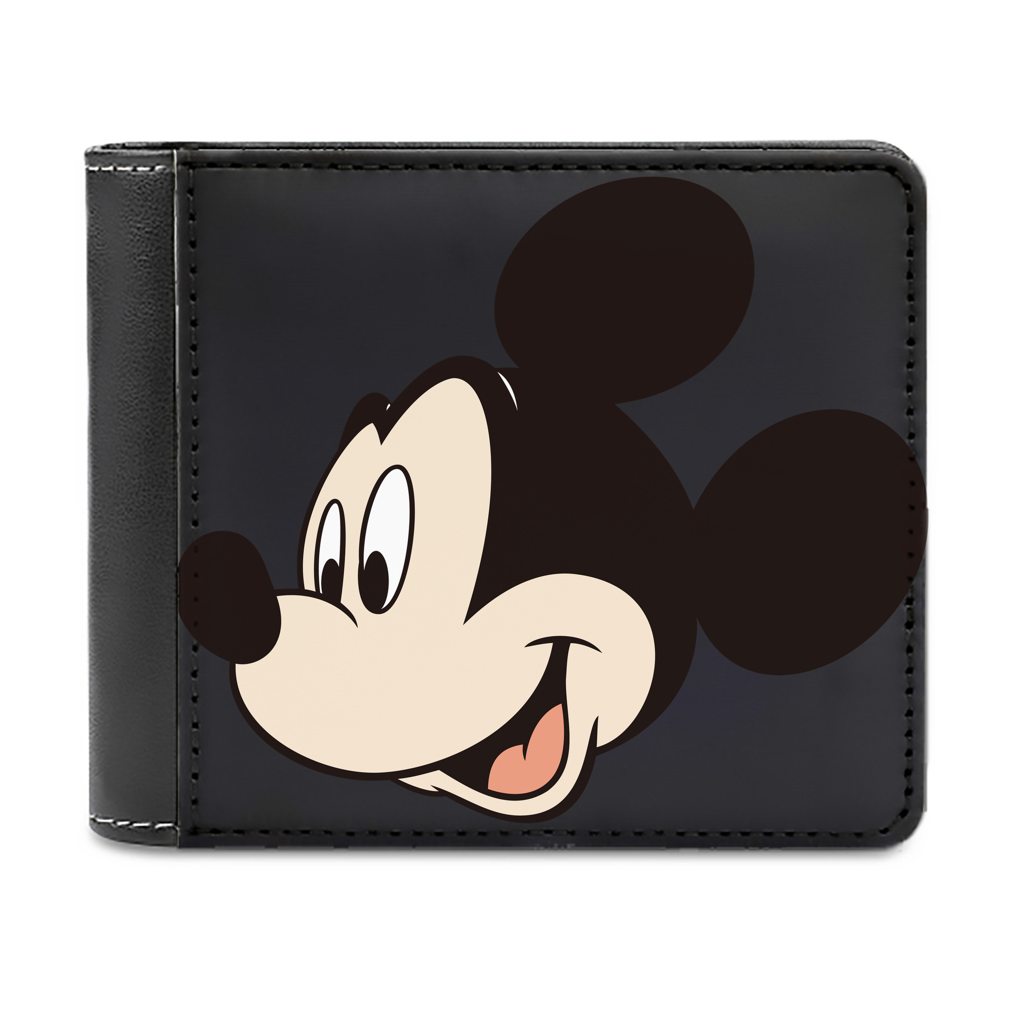 （画像用） ミッキーマウス Mickey Mouse 二つ折り革財布