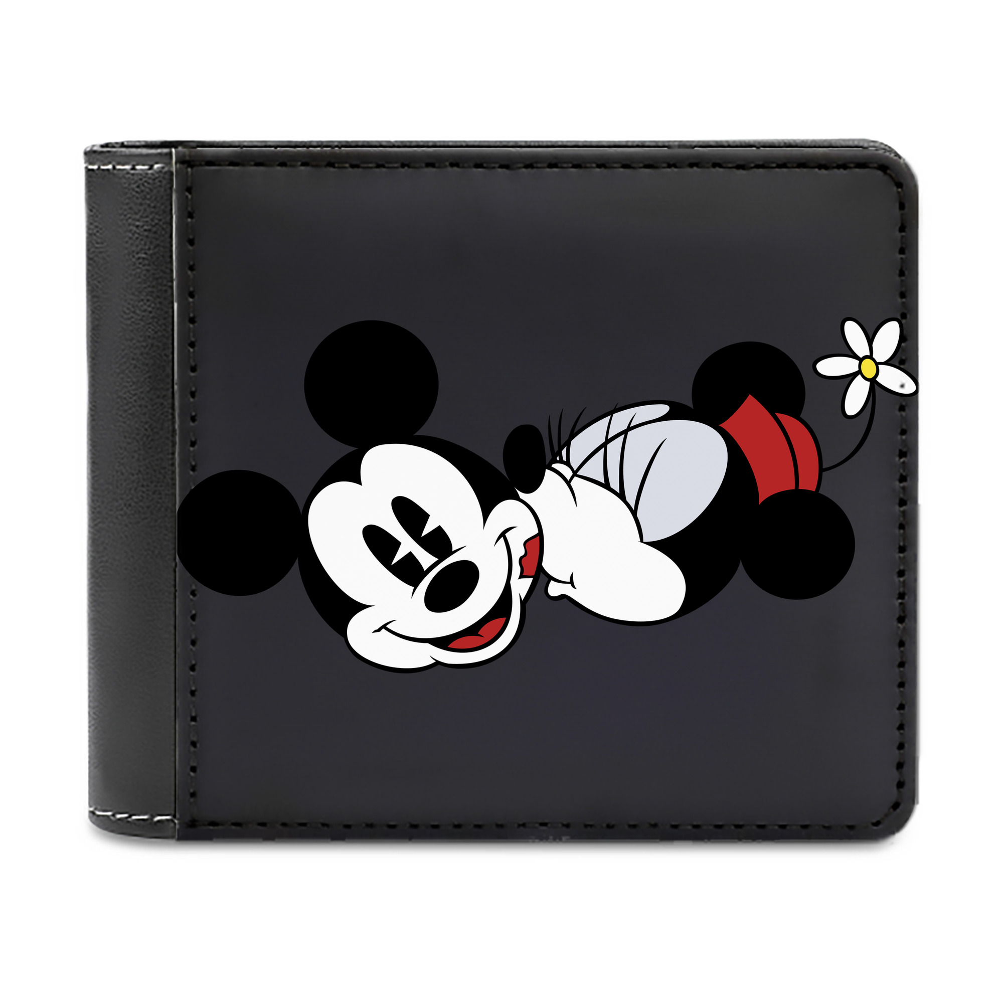 （画像用） ミッキーマウス Mickey Mouse 二つ折り革財布
