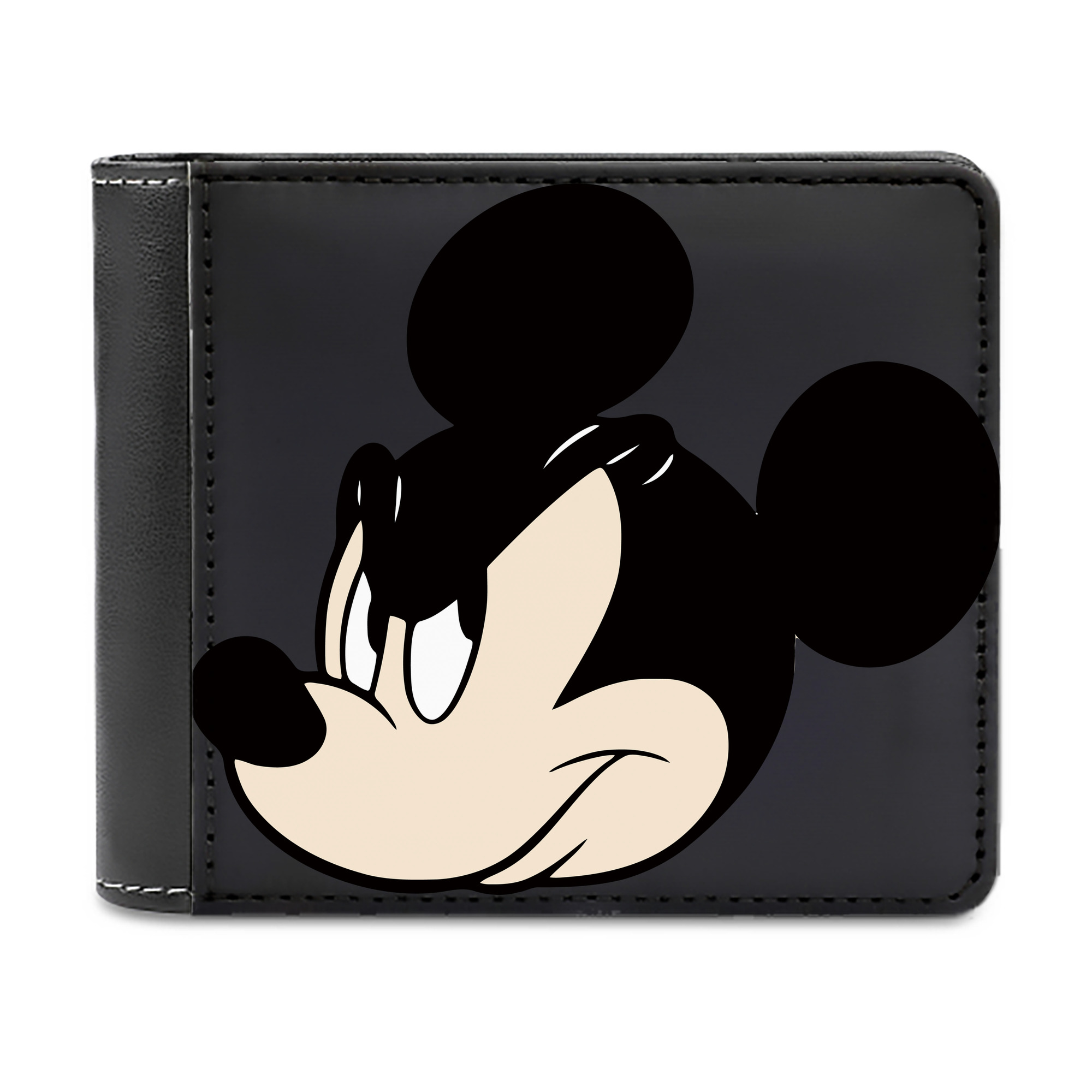 （画像用） ミッキーマウス Mickey Mouse 二つ折り革財布
