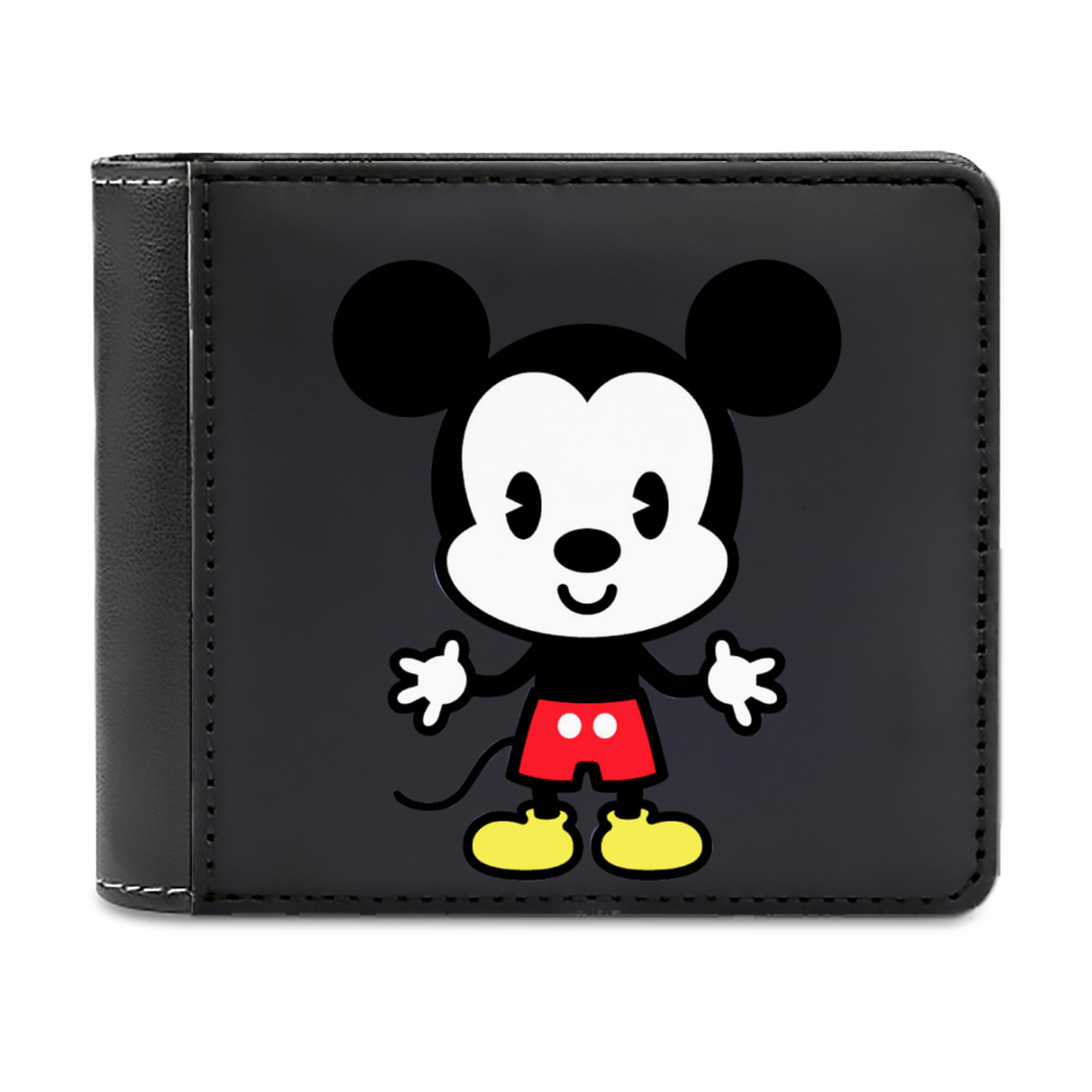 （画像用） ミッキーマウス Mickey Mouse 二つ折り革財布
