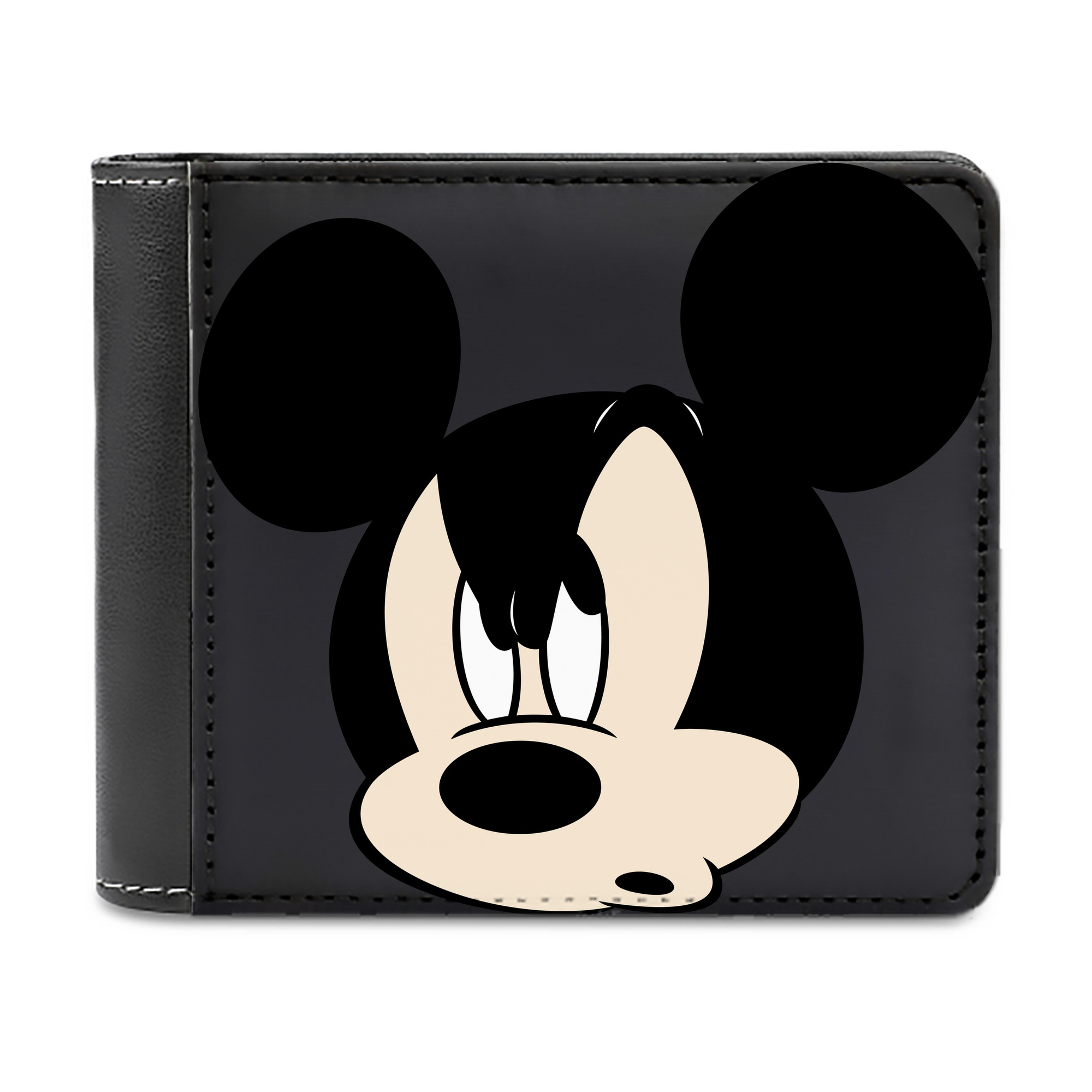 （画像用） ミッキーマウス Mickey Mouse 二つ折り革財布