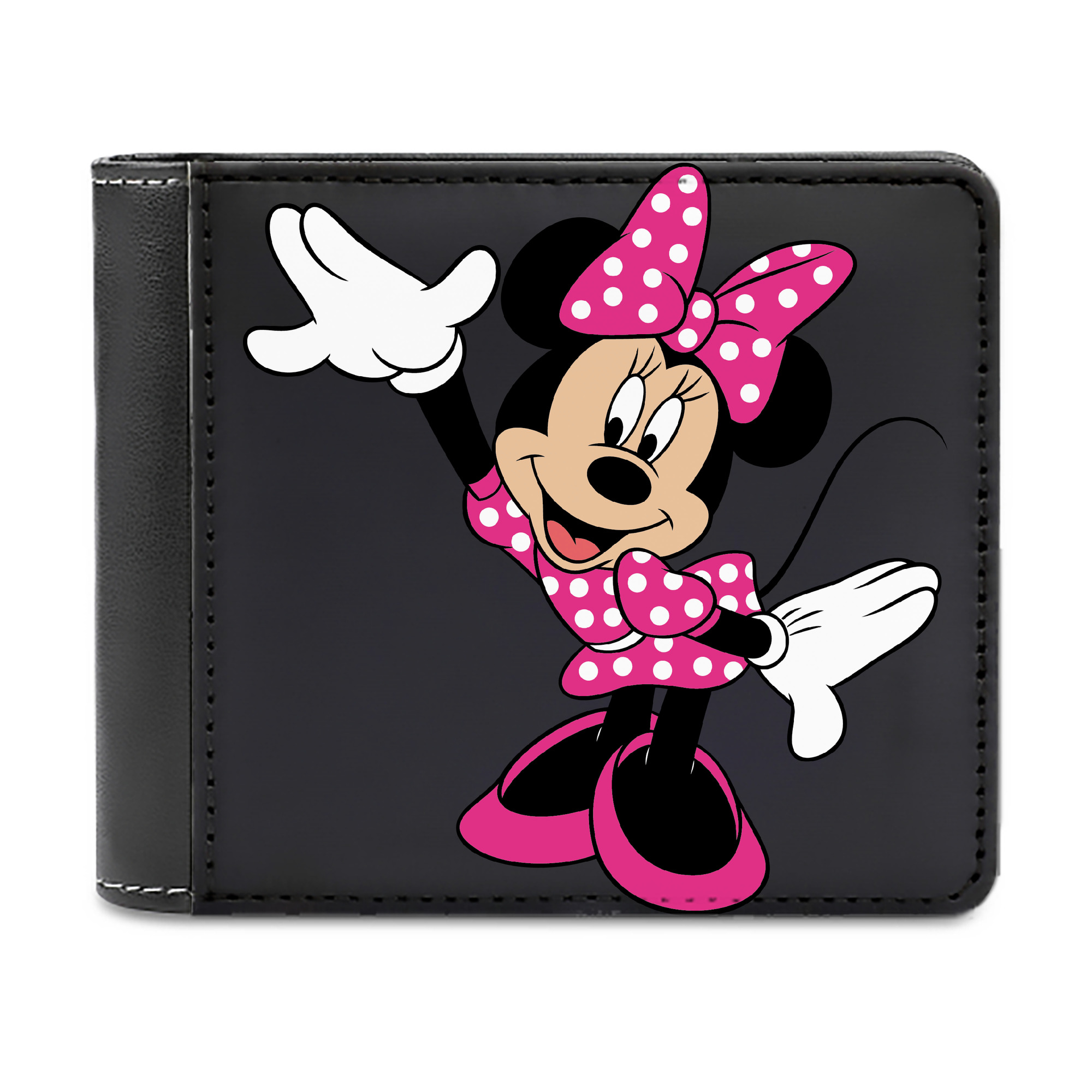 （画像用） ミッキーマウス Mickey Mouse 二つ折り革財布