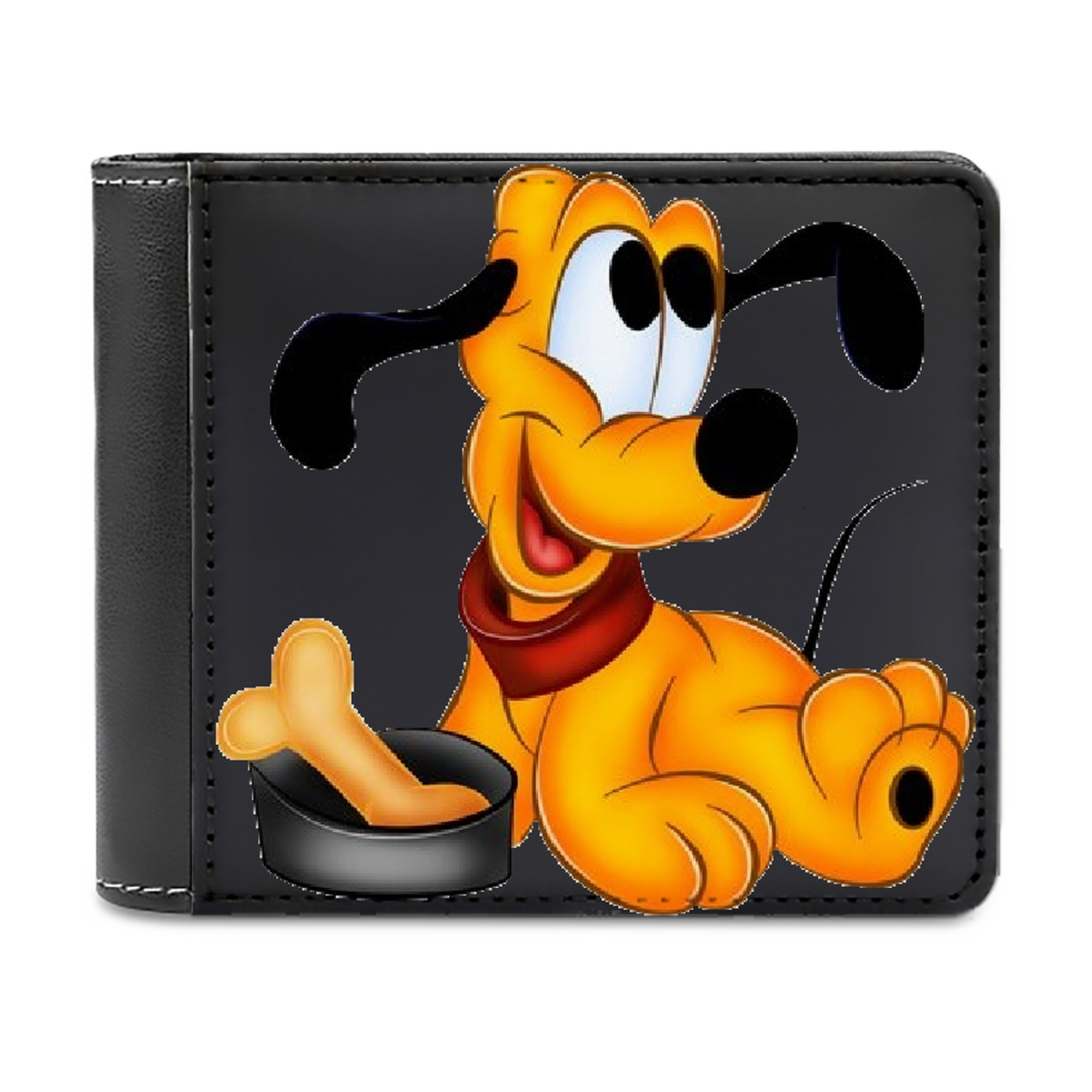 （画像用） ミッキーマウス Mickey Mouse 二つ折り革財布