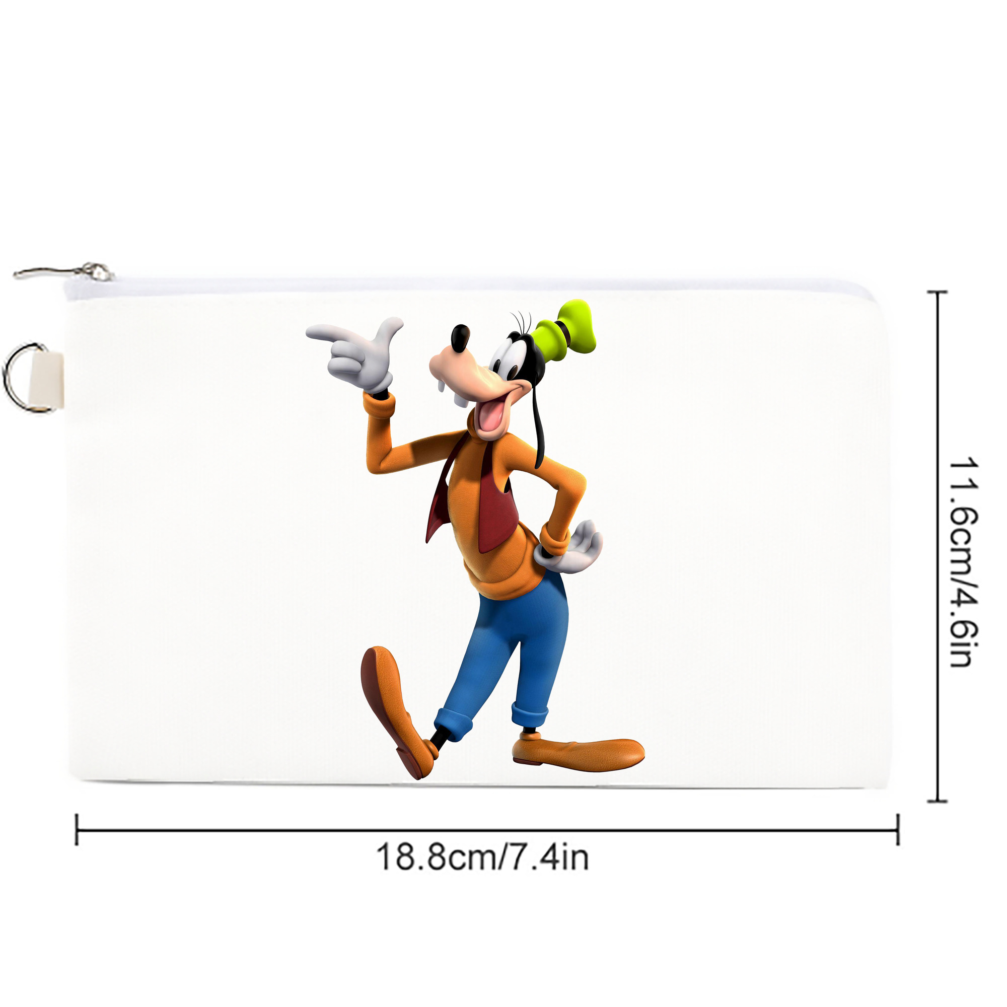 ミッキーマウス Mickey Mouse キャンバス生地ポーチ　小物入れ