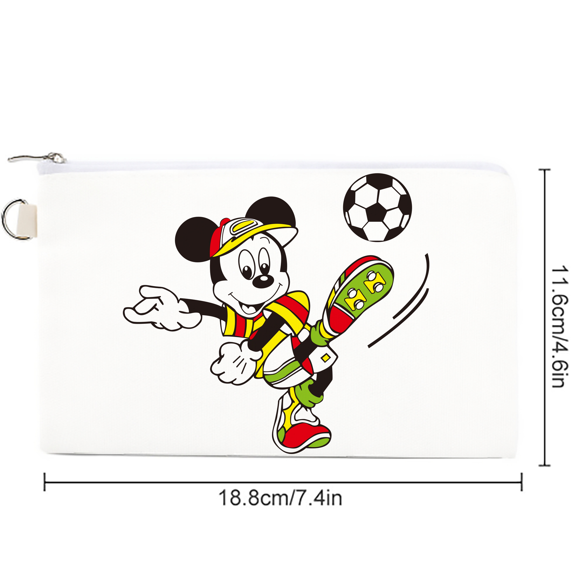 ミッキーマウス Mickey Mouse キャンバス生地ポーチ　小物入れ