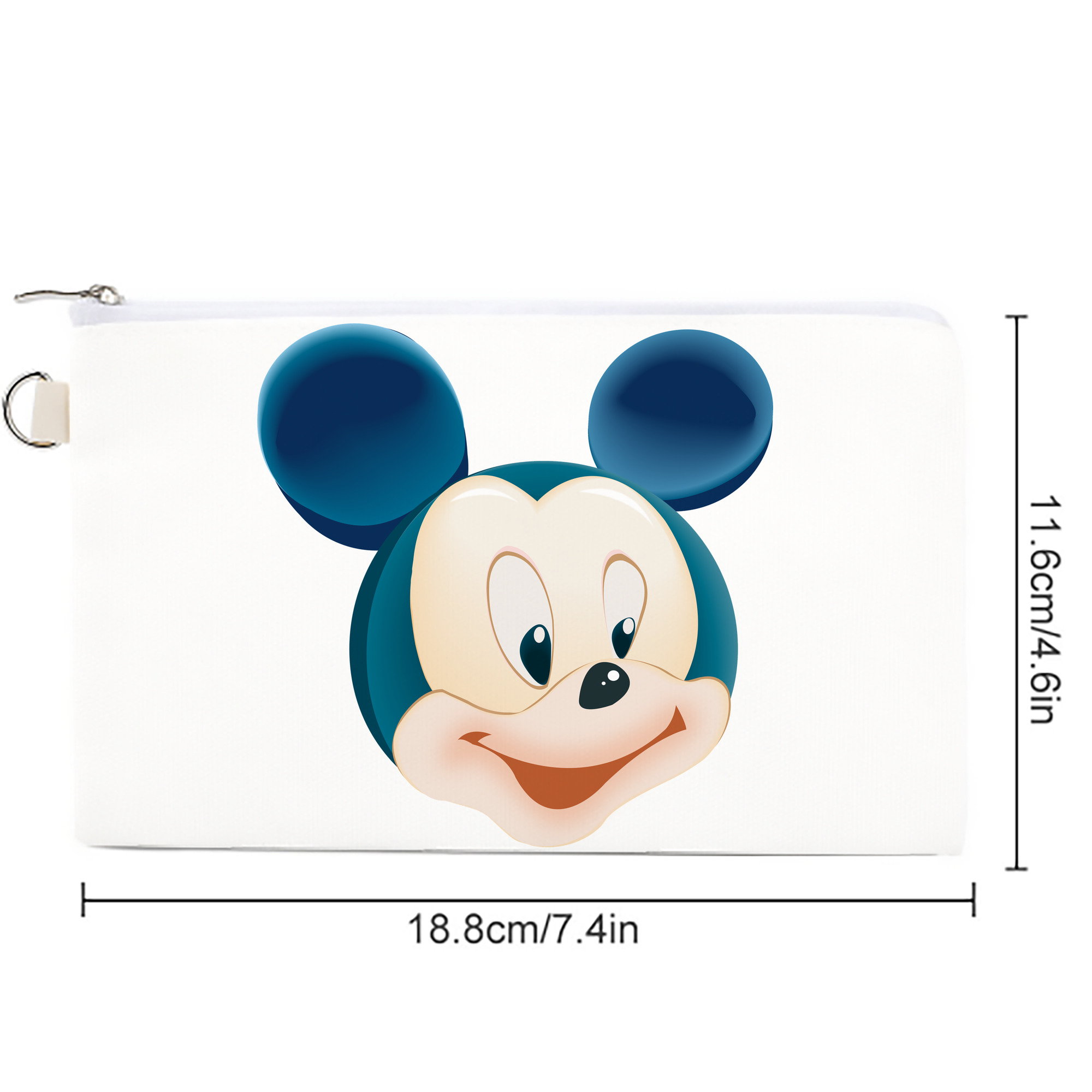 ミッキーマウス Mickey Mouse キャンバス生地ポーチ　小物入れ