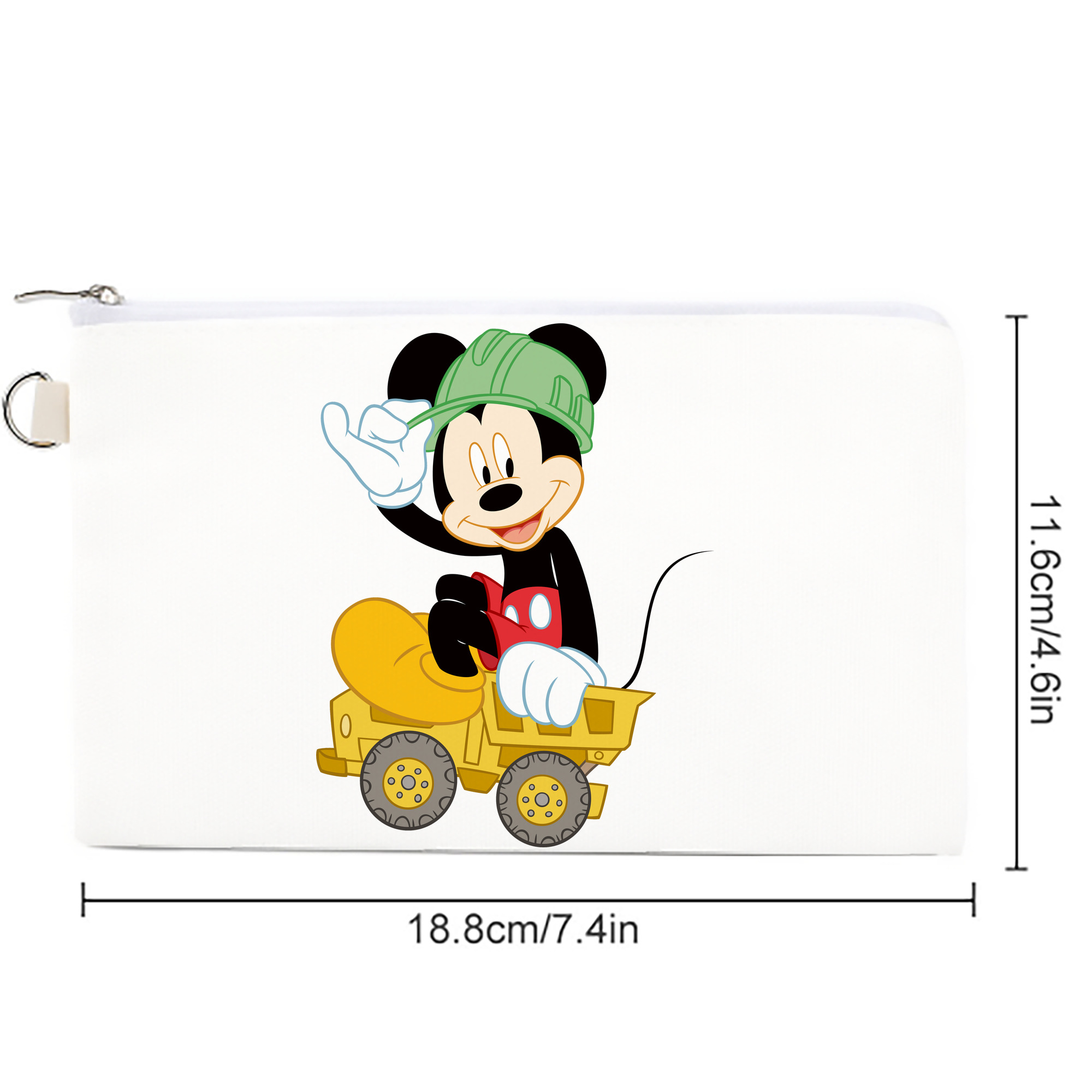 ミッキーマウス Mickey Mouse キャンバス生地ポーチ　小物入れ