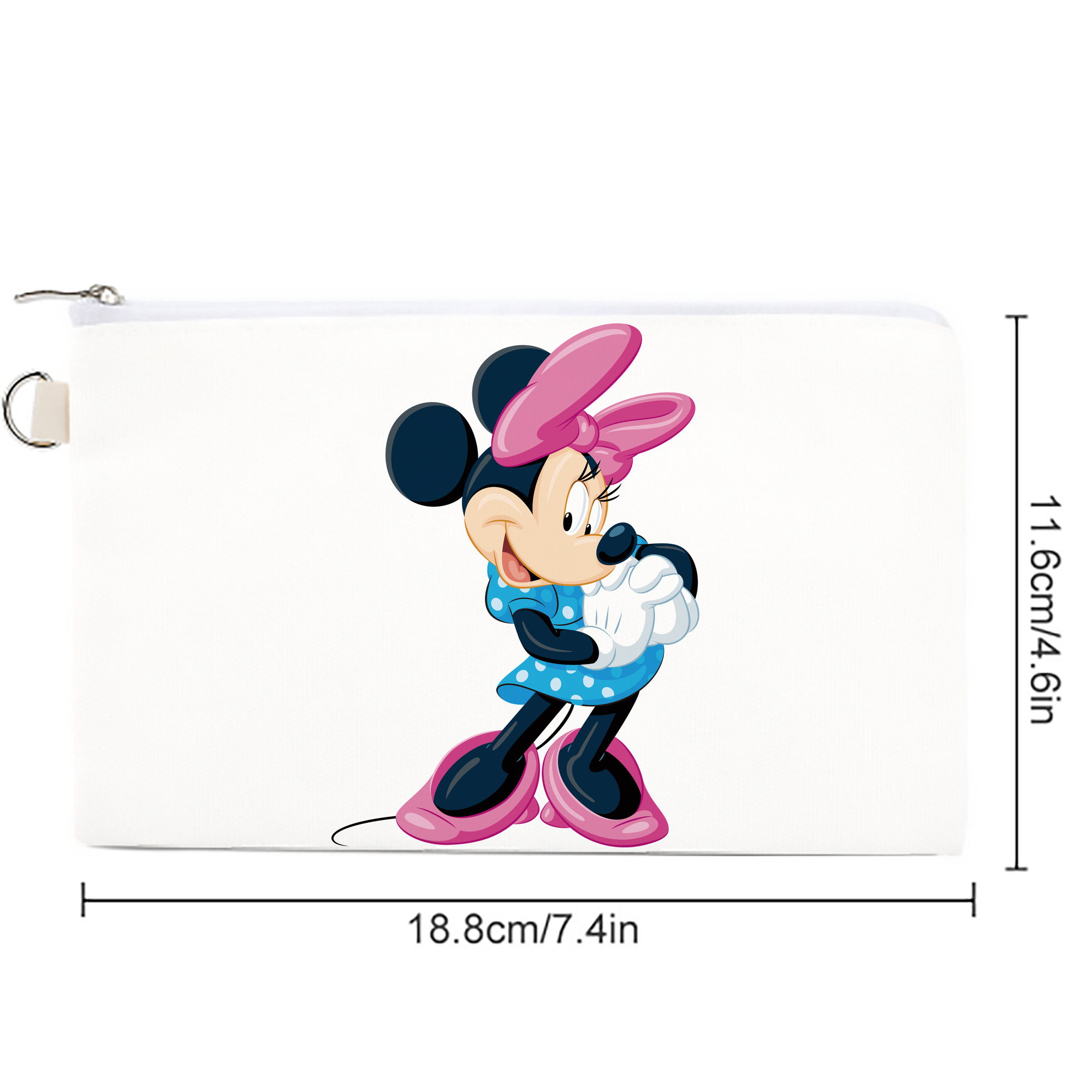 ミッキーマウス Mickey Mouse キャンバス生地ポーチ　小物入れ