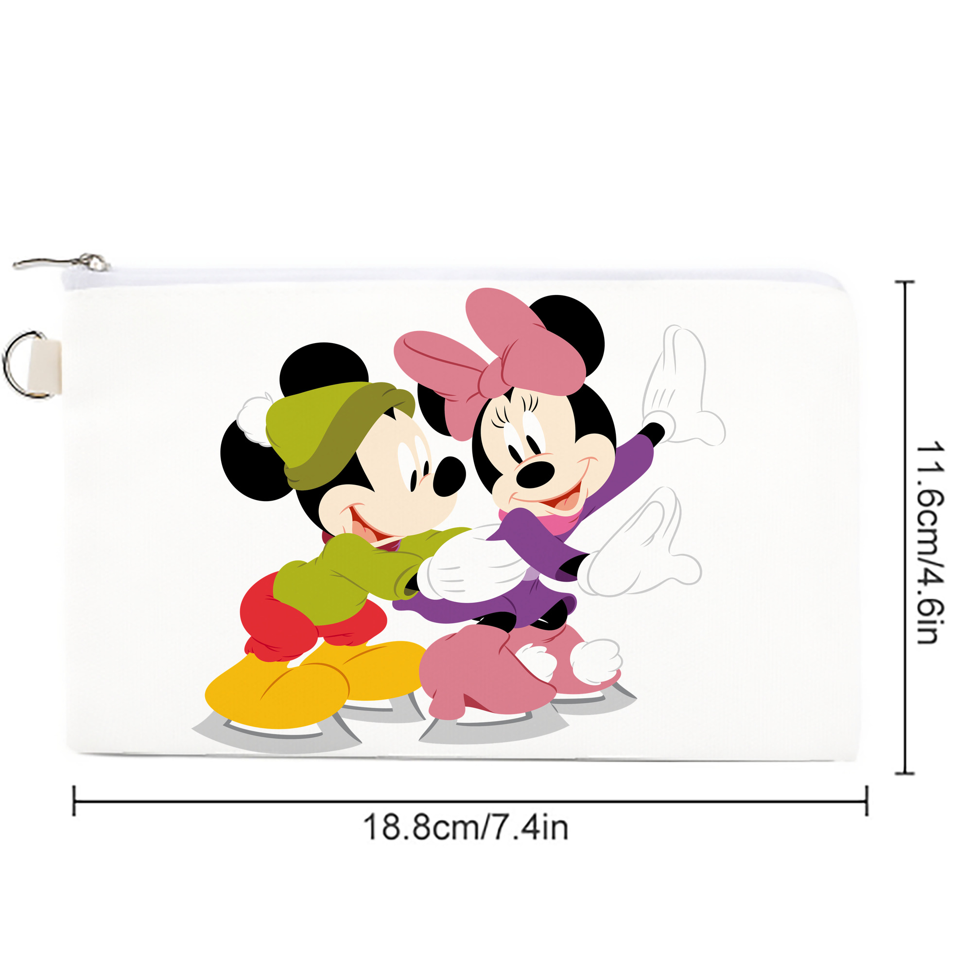 ミッキーマウス Mickey Mouse キャンバス生地ポーチ　小物入れ