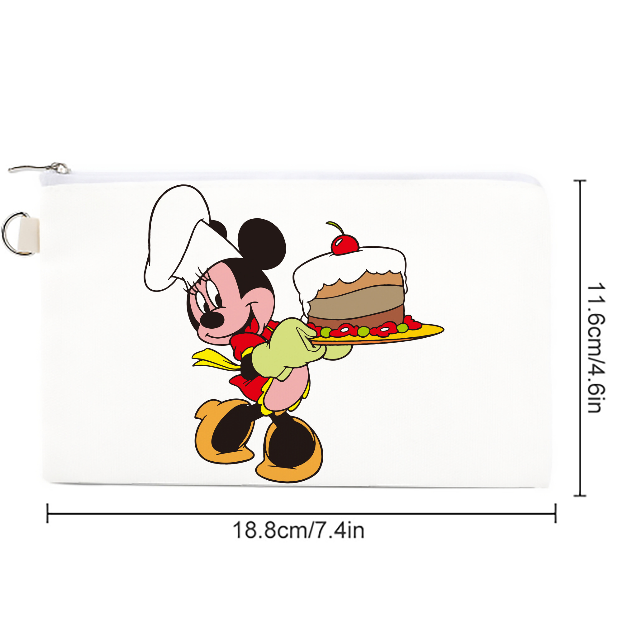 ミッキーマウス Mickey Mouse キャンバス生地ポーチ　小物入れ