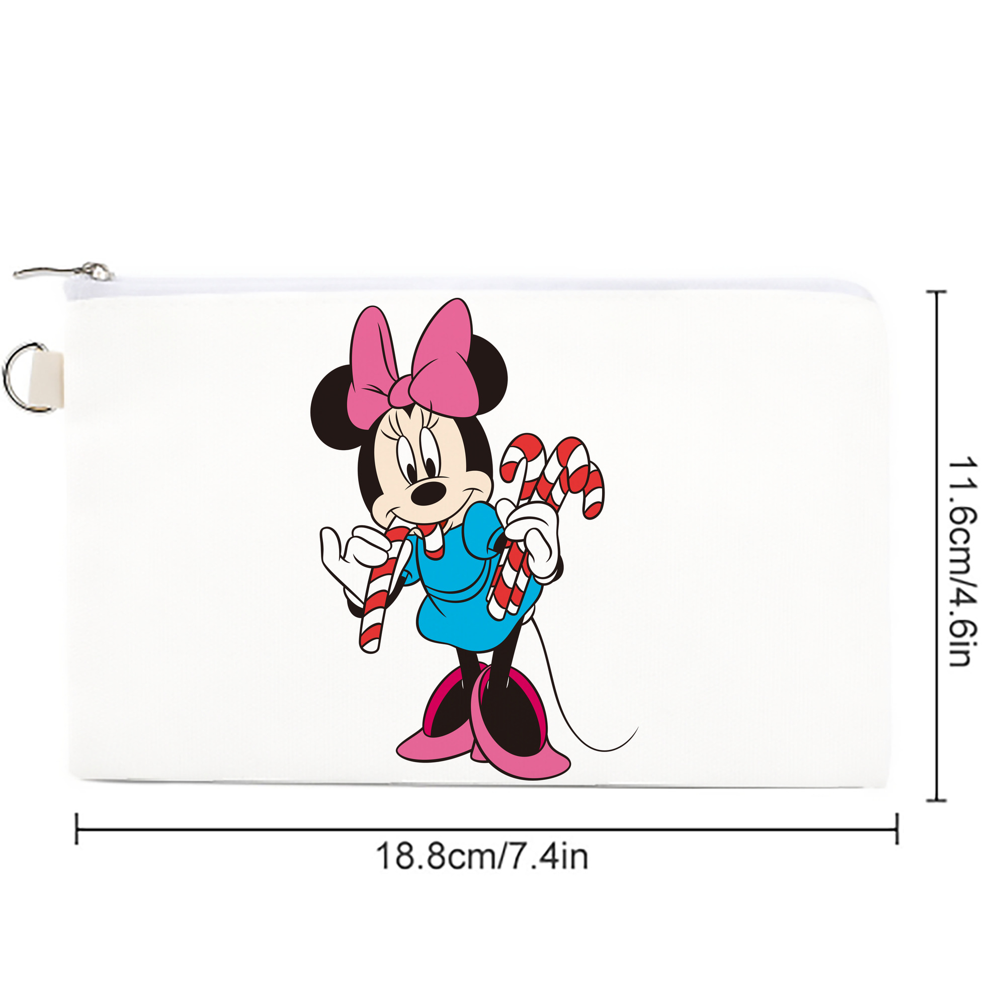 ミッキーマウス Mickey Mouse キャンバス生地ポーチ　小物入れ
