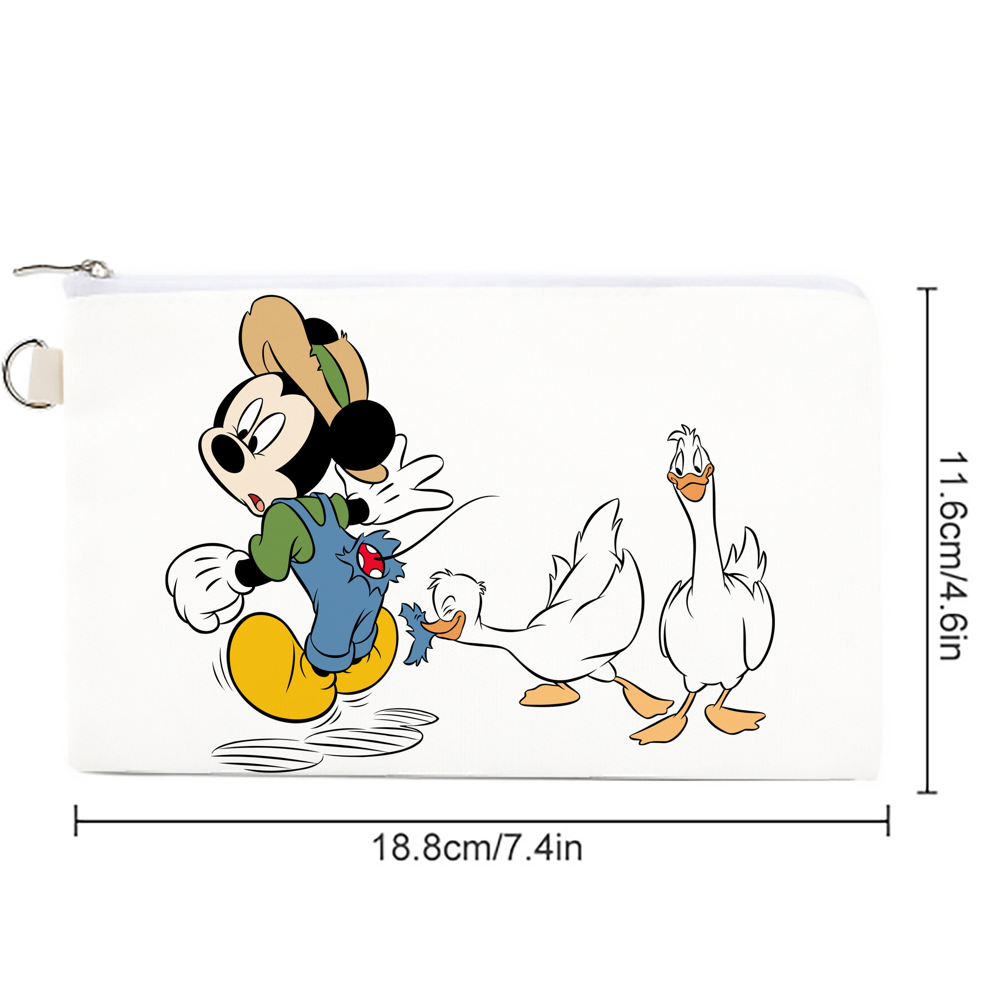 ミッキーマウス Mickey Mouse キャンバス生地ポーチ　小物入れ