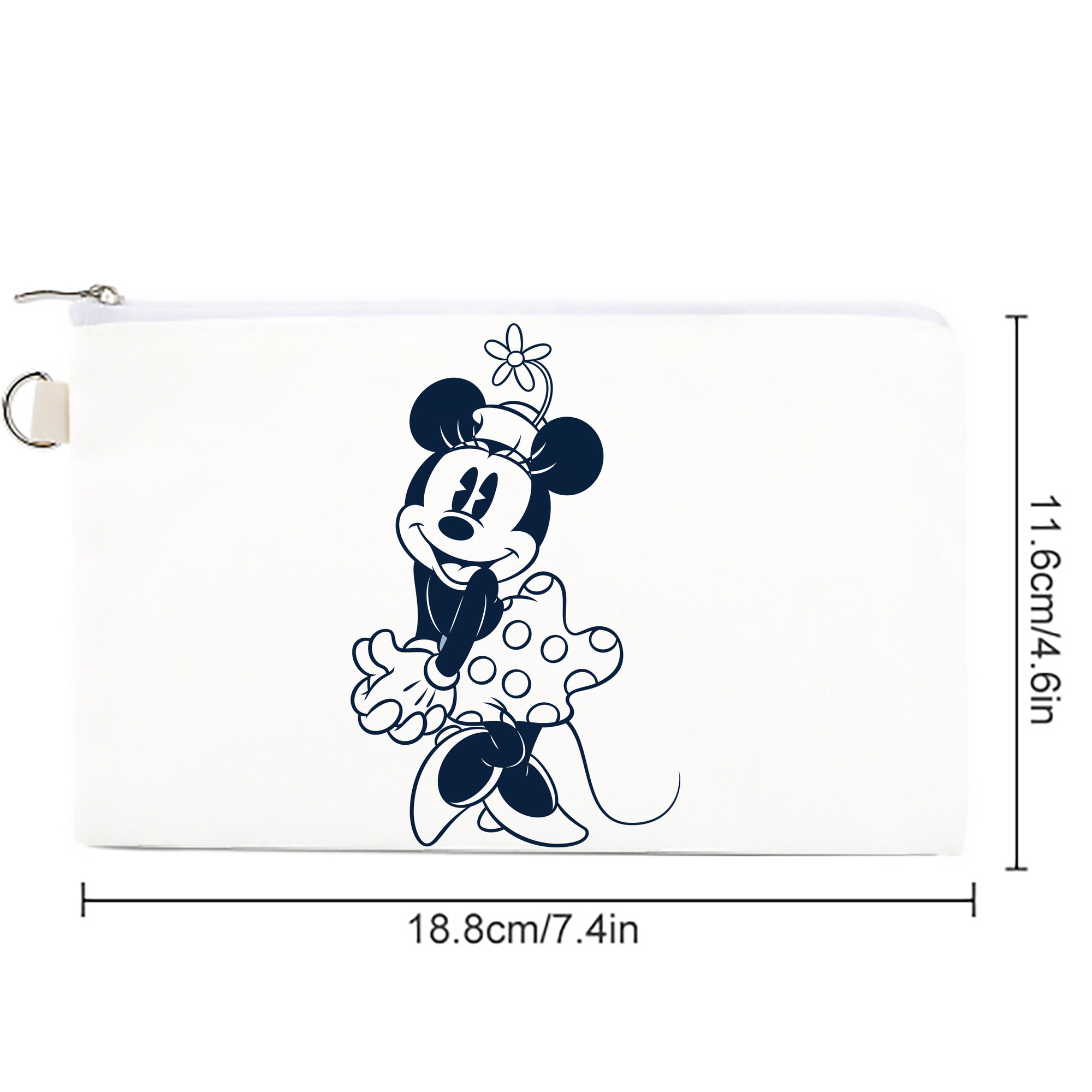 ミッキーマウス Mickey Mouse キャンバス生地ポーチ　小物入れ