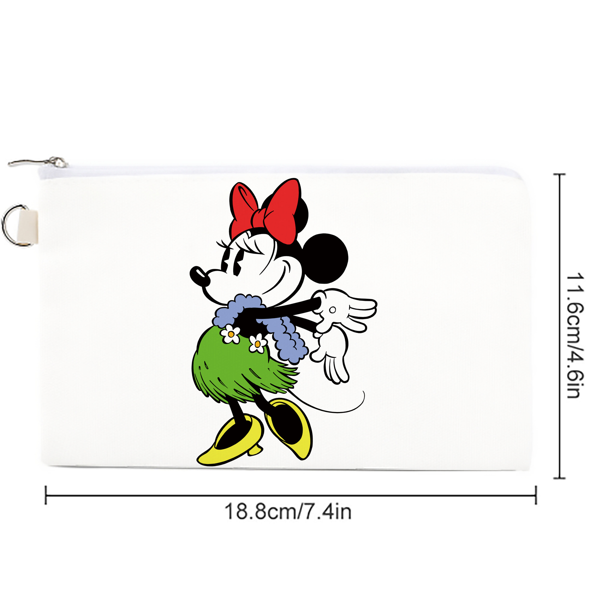 ミッキーマウス Mickey Mouse キャンバス生地ポーチ　小物入れ
