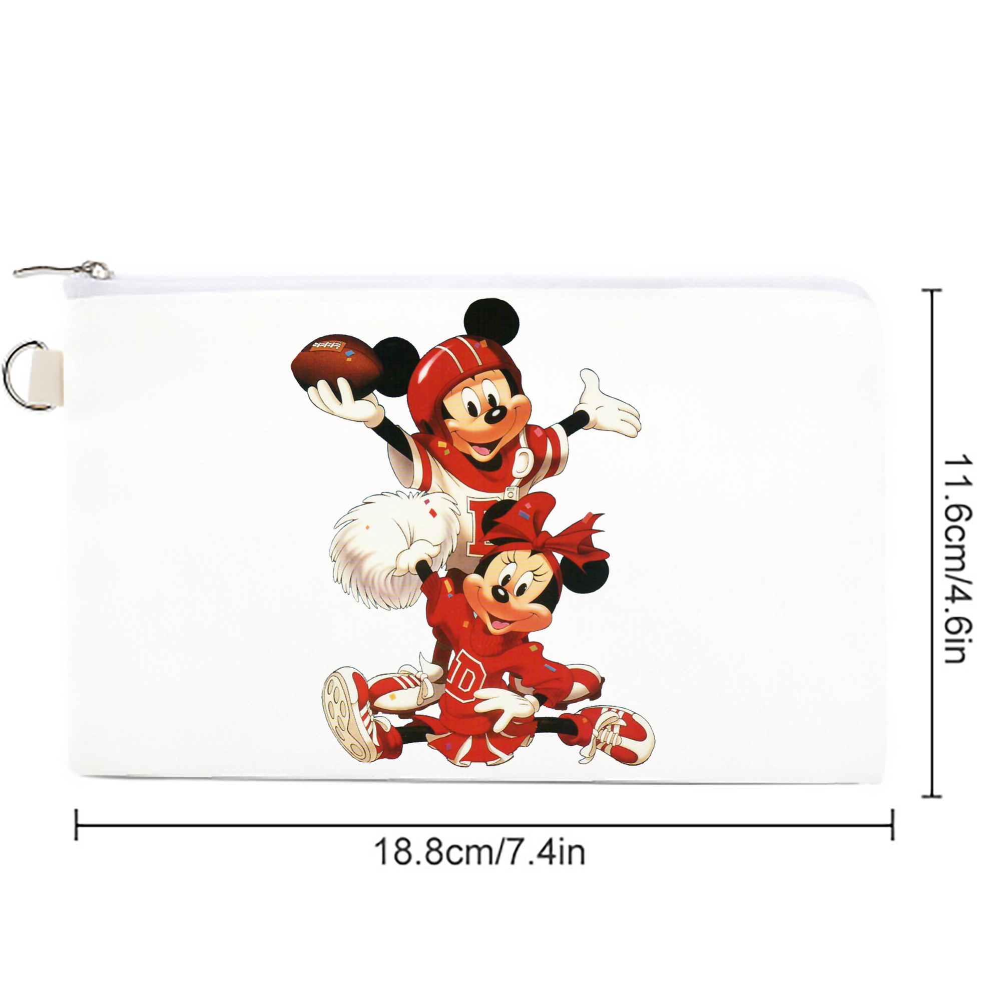ミッキーマウス Mickey Mouse キャンバス生地ポーチ　小物入れ